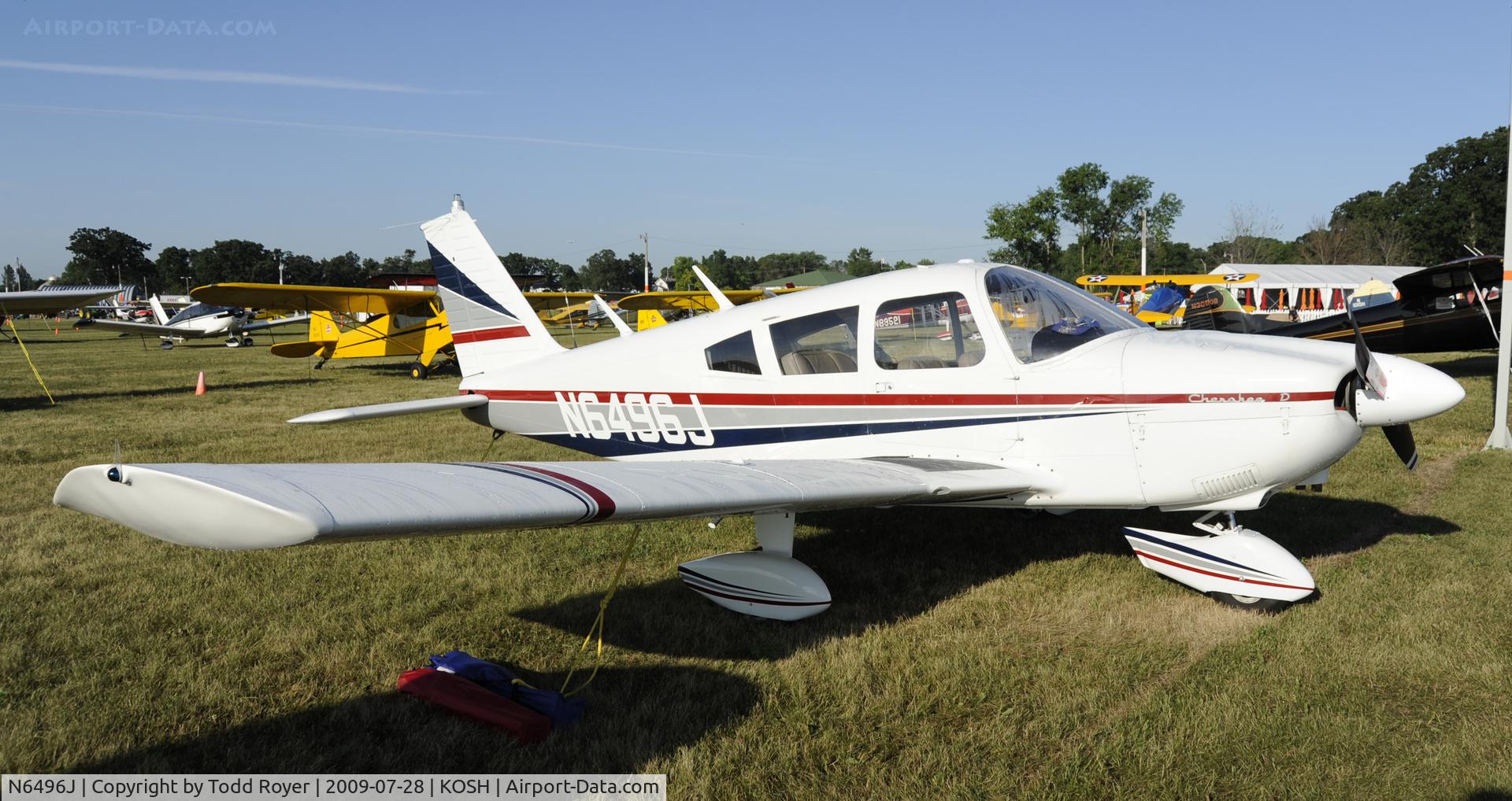 N6496J, 1968 Piper PA-28-180 Cherokee C/N 28-4928, EAA AIRVENTURE 2009
