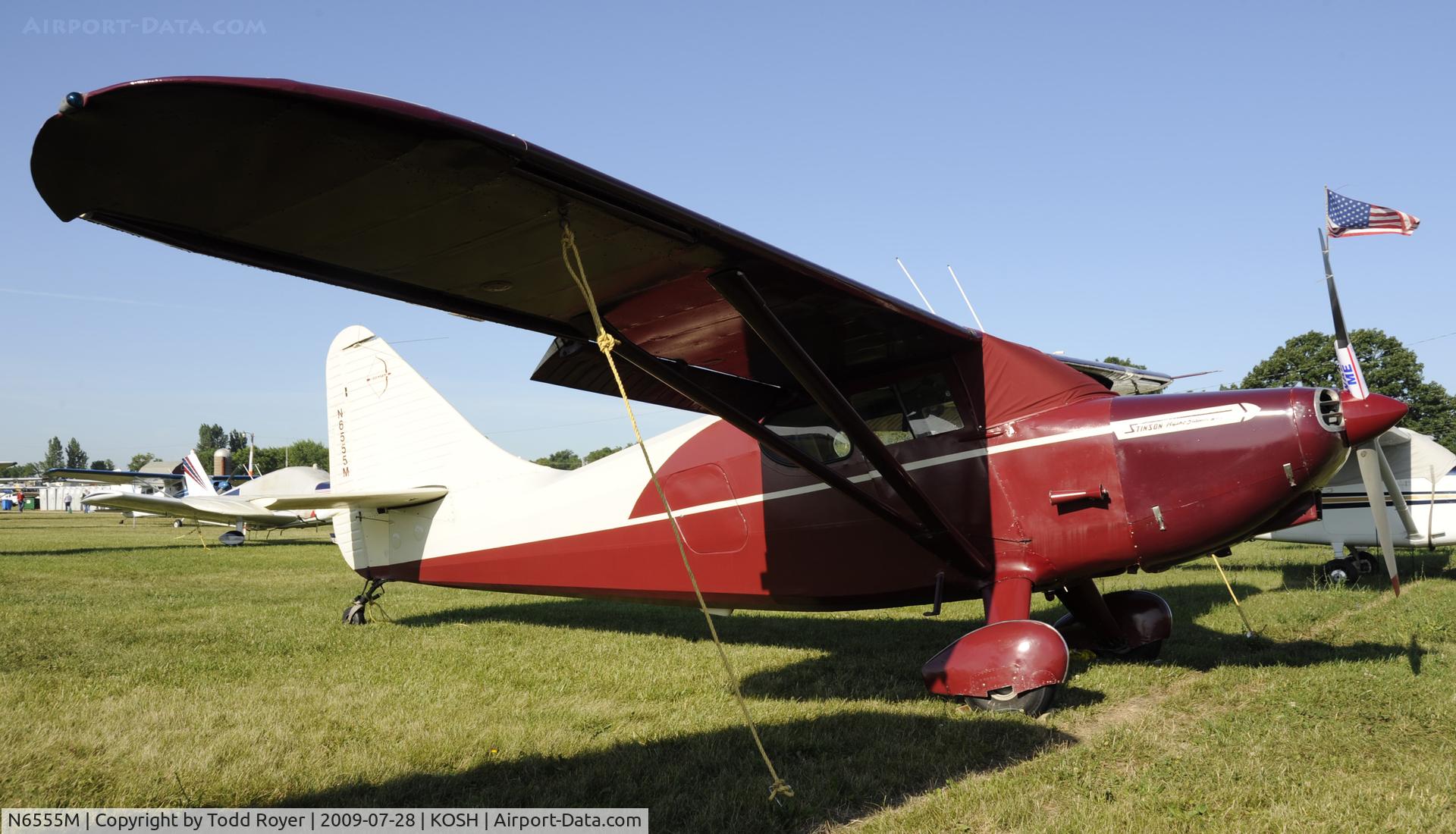 N6555M, 1948 Stinson 108-3 Voyager C/N 108-4555, EAA AIRVENTURE 2009