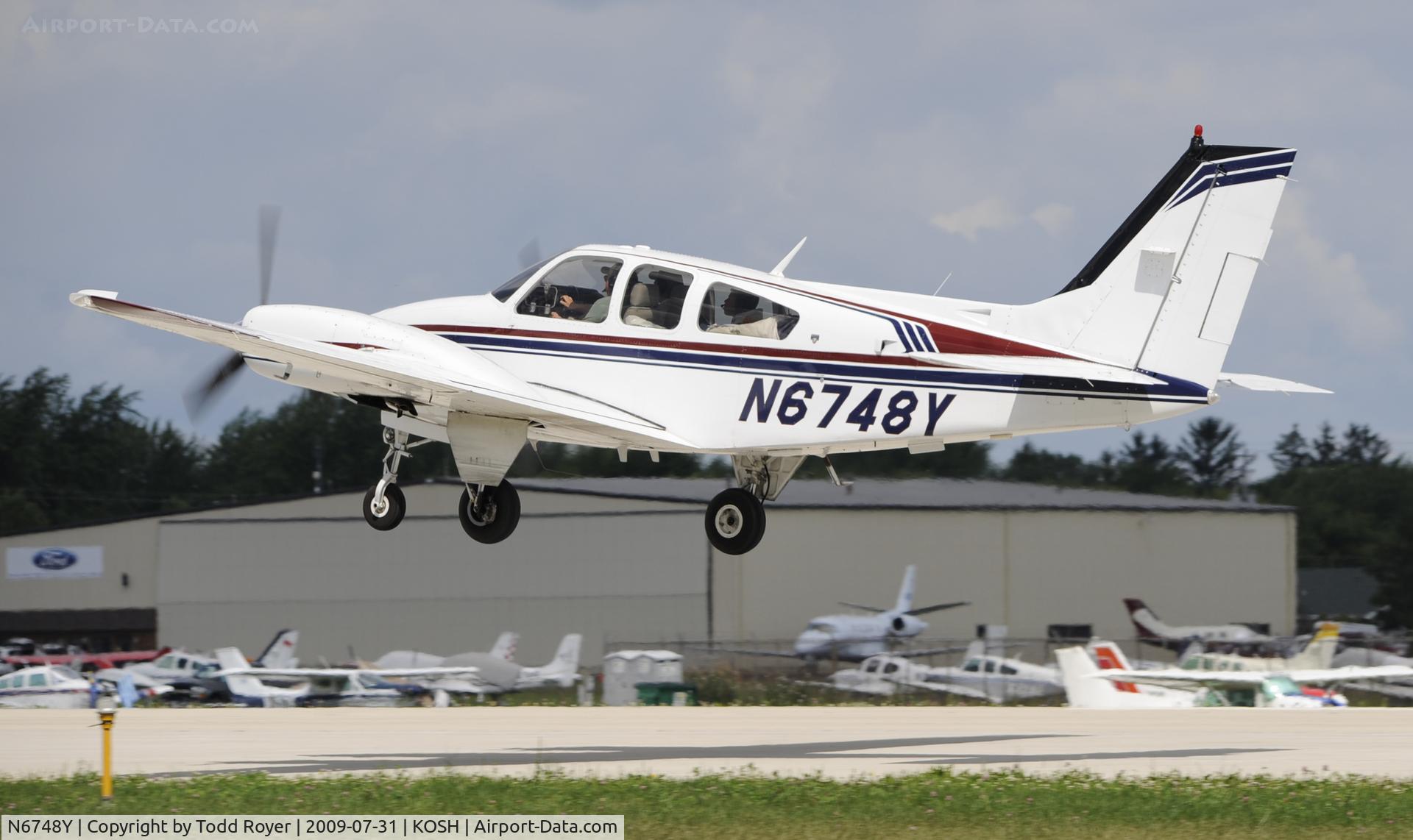 N6748Y, 1980 Beech 95-B55 (T42A) Baron C/N TC-2317, EAA AIRVENTURE 2009