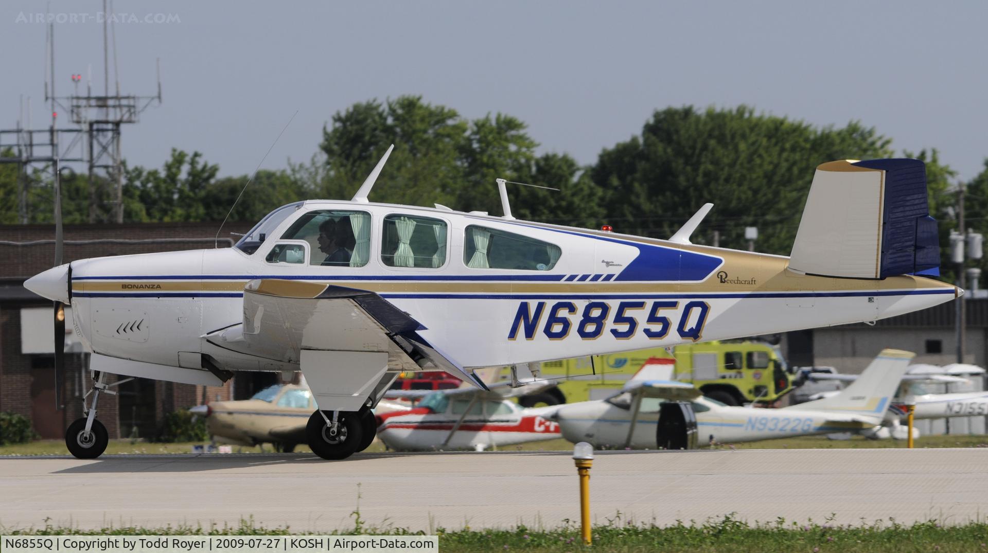 N6855Q, 1964 Beech S35 Bonanza C/N D-7464, EAA AIRVENTURE 2009