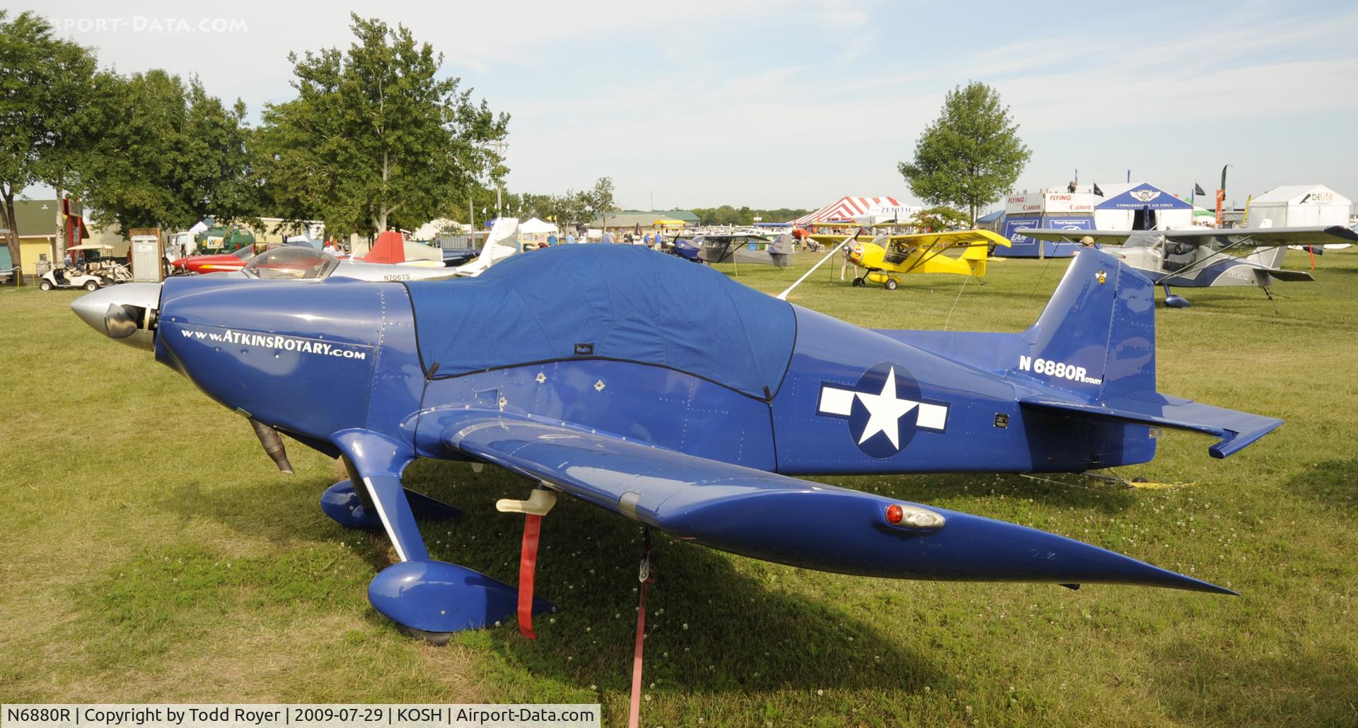 N6880R, 1995 Vans RV-6 C/N 21067, EAA AIRVENTURE 2009