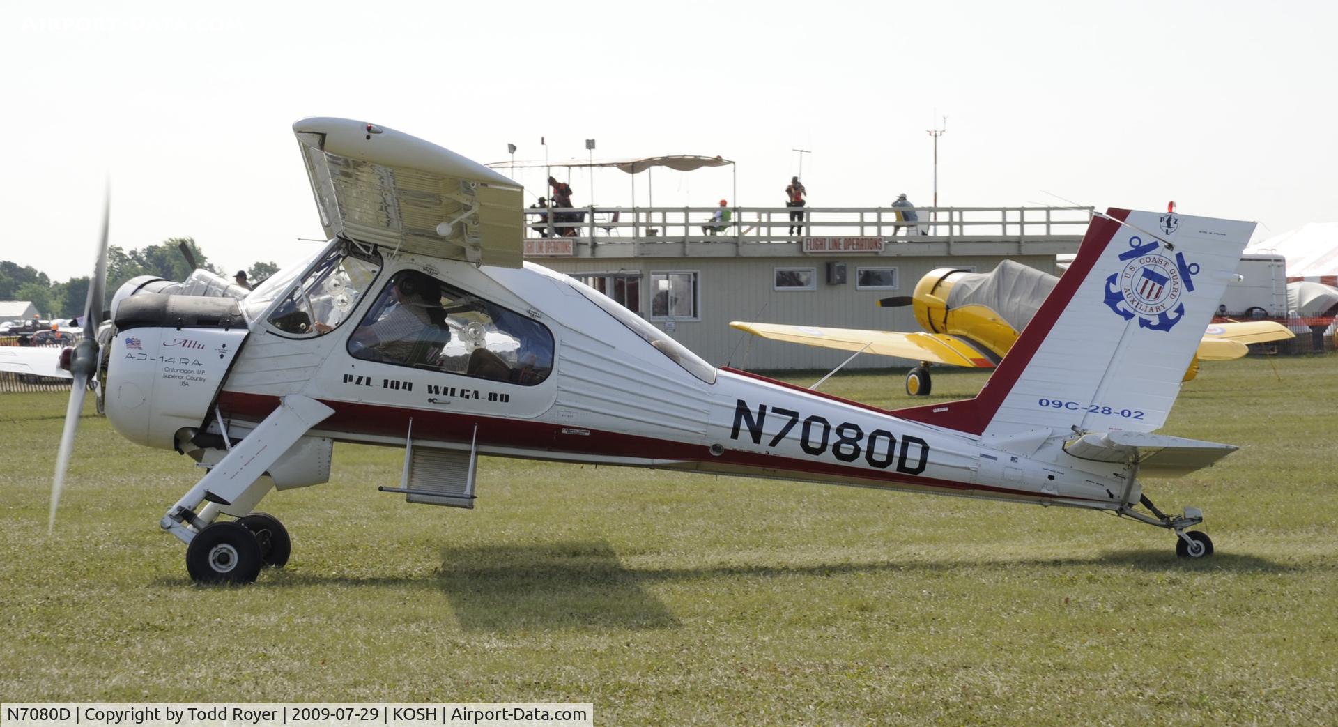 N7080D, 1993 PZL-Okecie PZL-104 Wilga 80 C/N CF21920935, EAA AIRVENTURE 2009