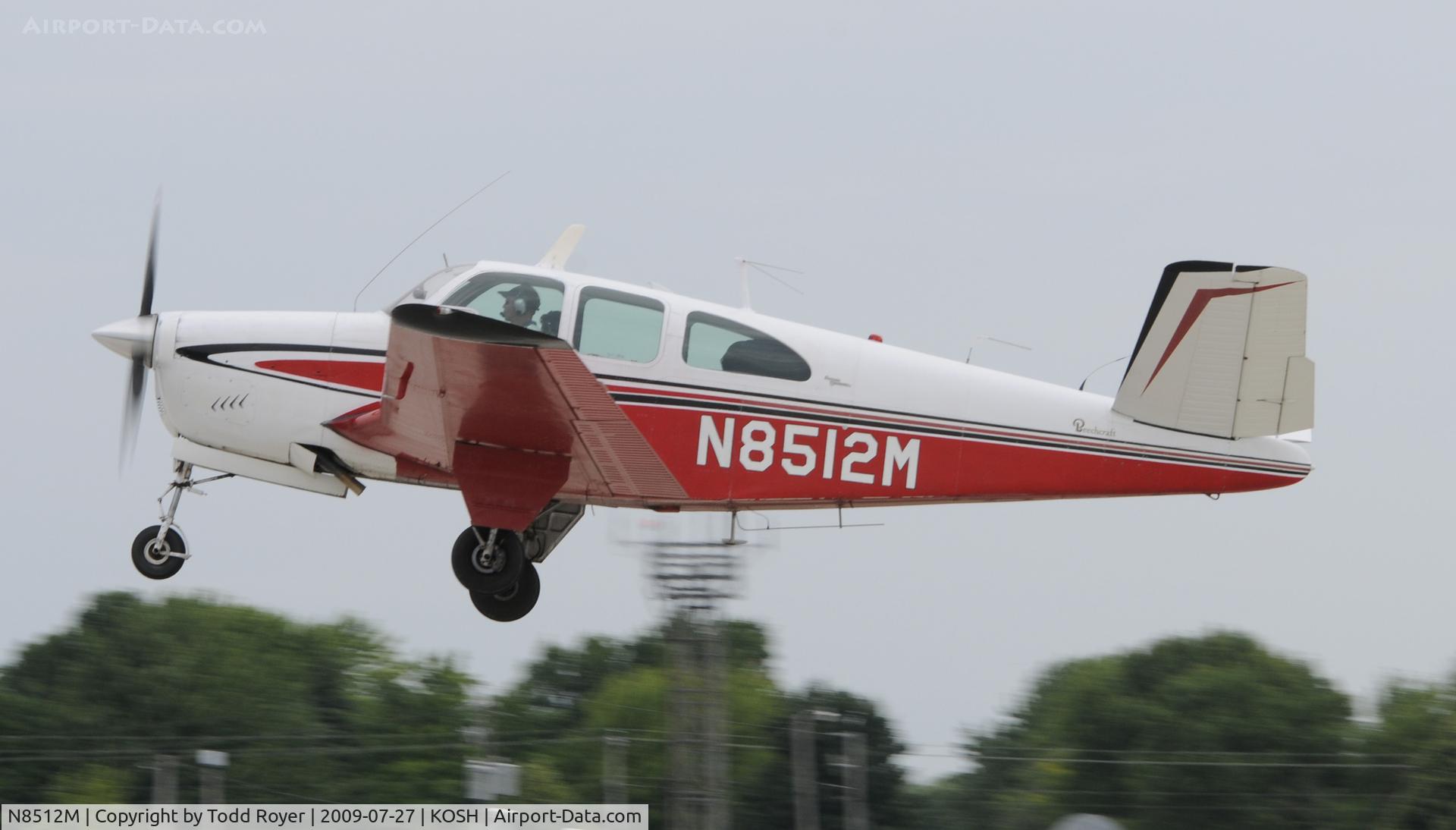 N8512M, 1963 Beech P35 Bonanza C/N D-7180, EAA AIRVENTURE 2009