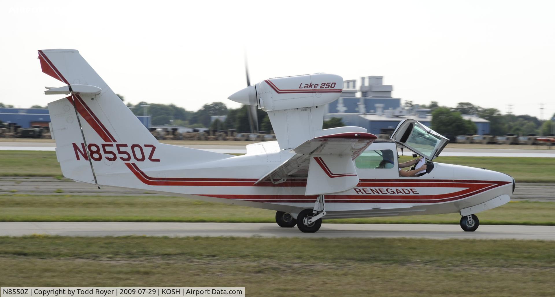 N8550Z, 1993 Aerofab Inc LAKE 250 C/N 123, EAA AIRVENTURE 2009