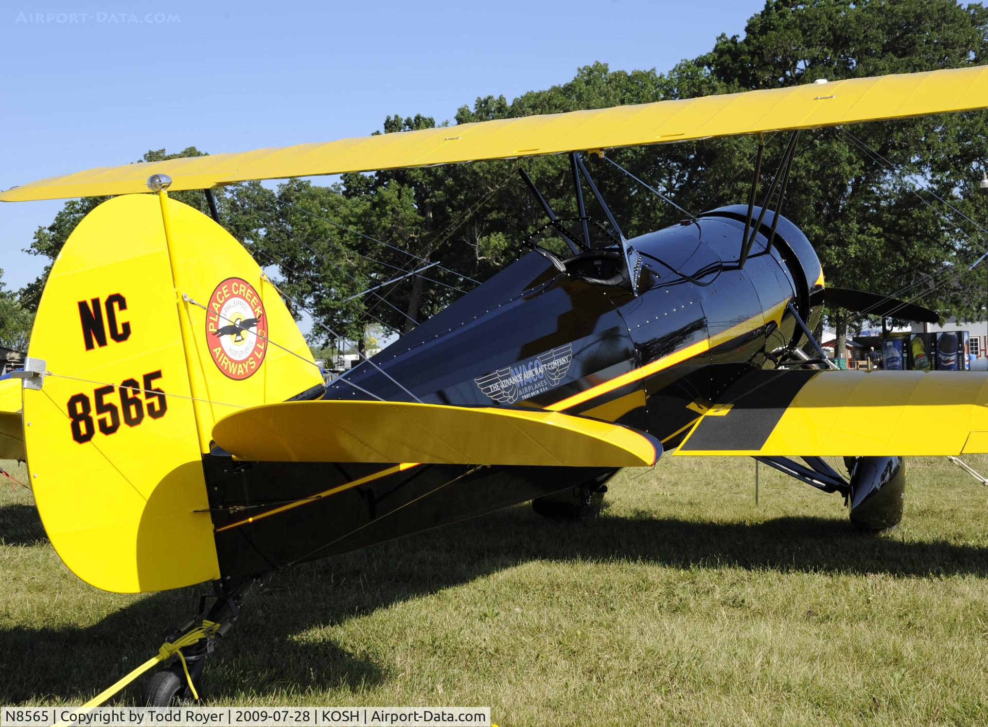 N8565, 1929 Waco ATO C/N A-83, EAA AIRVENTURE 2009