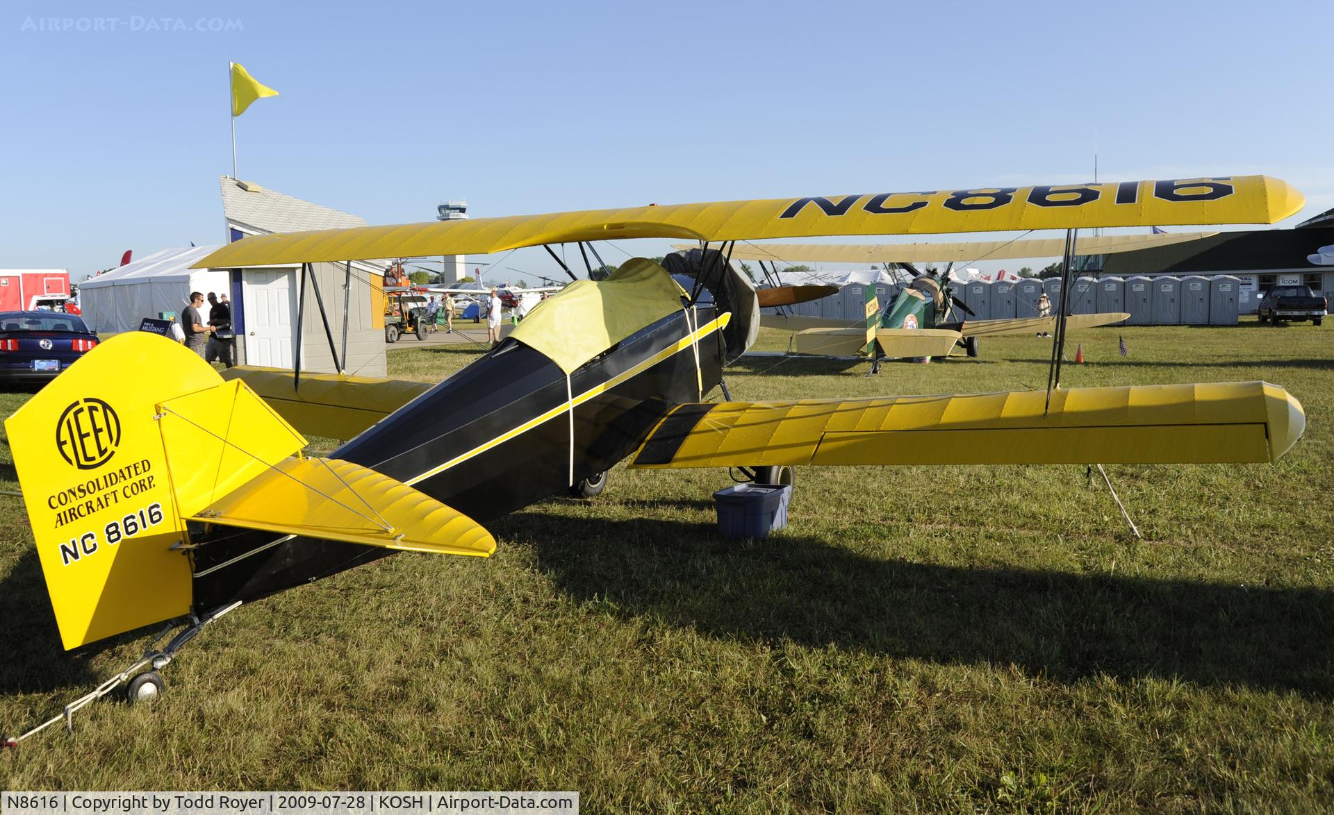 N8616, 1929 Fleet Model 1 C/N 28, EAA AIRVENTURE 2009