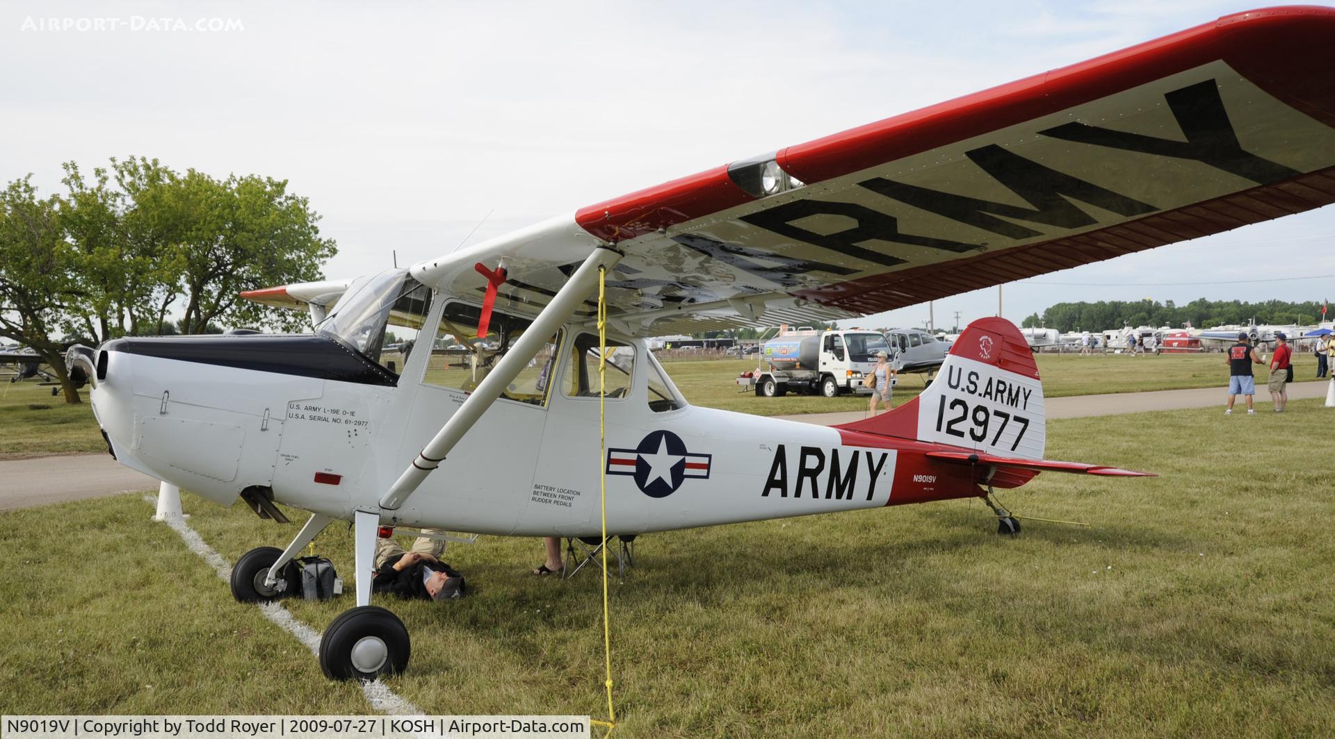 N9019V, 1962 Cessna O-1E Bird Dog C/N 305M-0023, EAA AIRVENTURE 2009