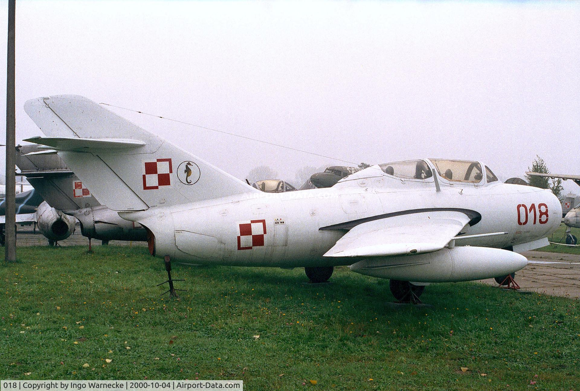 018, PZL-Mielec SBLiM-2 C/N 1A 060-18, PZL-Mielec SBLim-2 (MiG-15UTI) MIDGET of the polish naval aviation at the Muzeum Lotnictwa i Astronautyki, Krakow