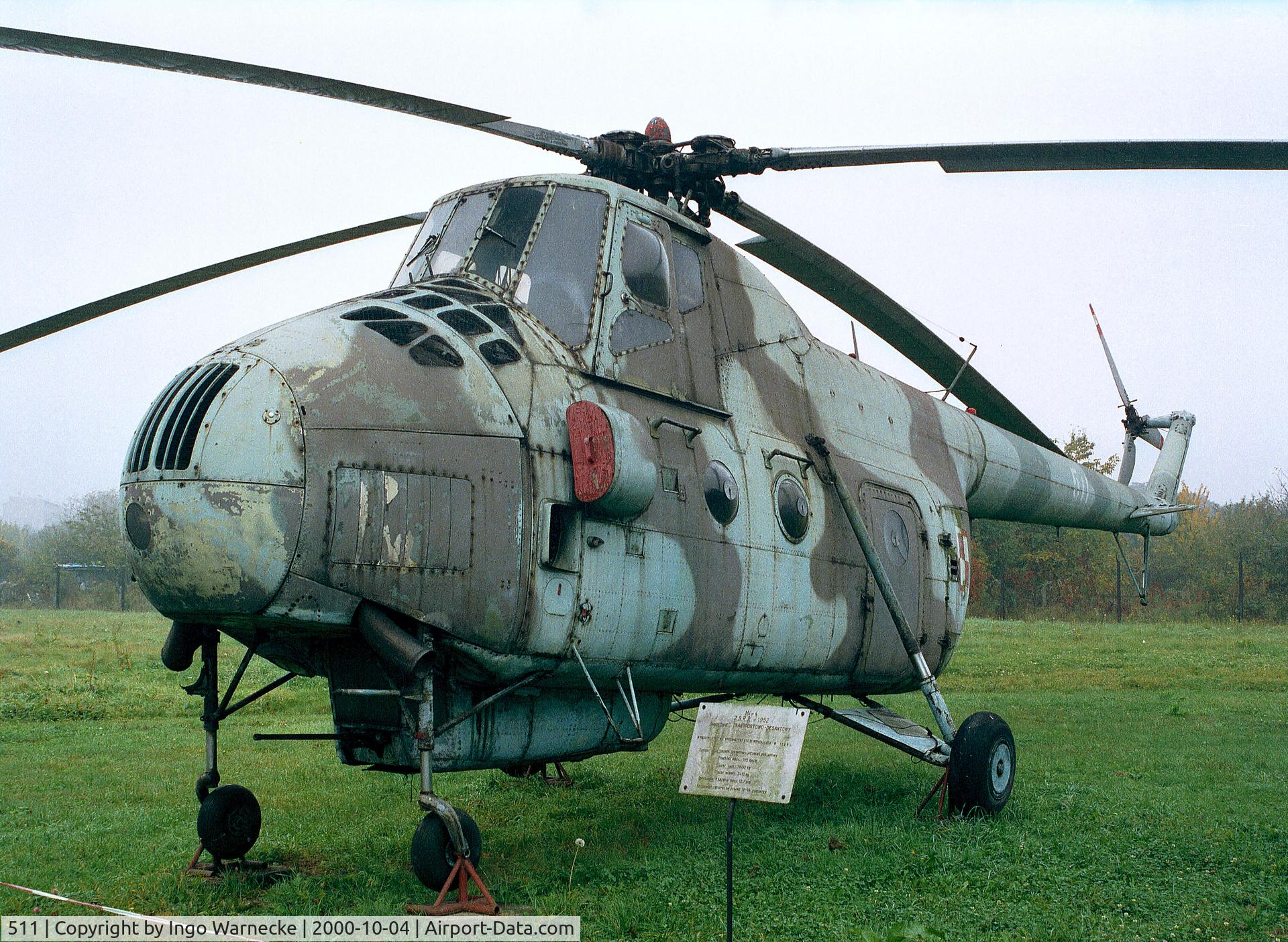 511, Mil Mi-4A C/N 15114, Mil Mi-4 HOUND at the Muzeum Lotnictwa i Astronautyki, Krakow