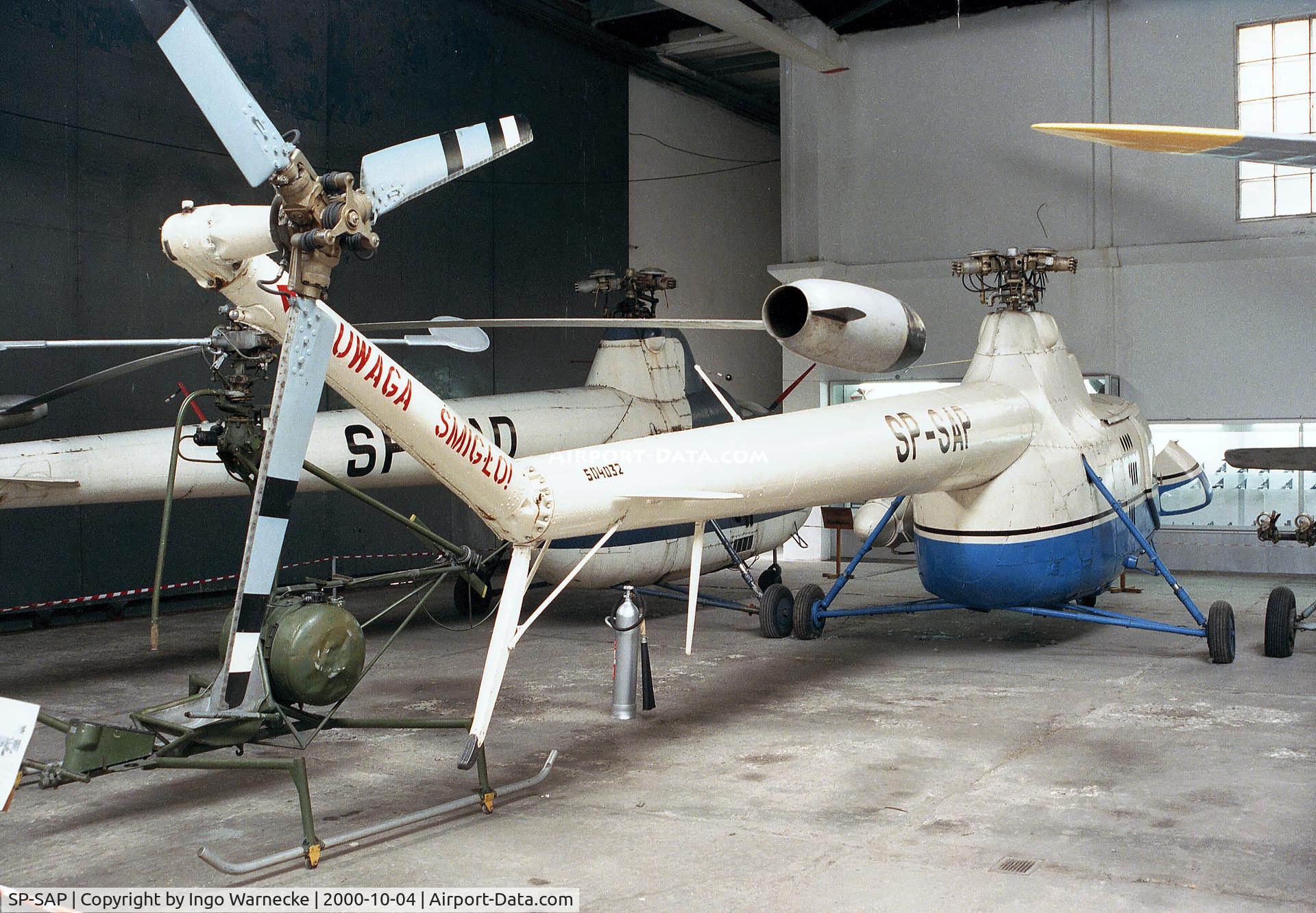 SP-SAP, PZL-Swidnik SM-2 C/N S2-02016, Wytwornia Sprzetu Komunikacyjnego (WSK) SM-2 at the Muzeum Lotnictwa i Astronautyki, Krakow