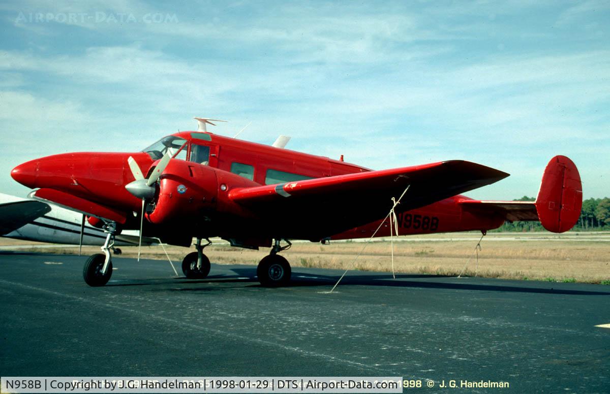 N958B, 1963 Beech H-18 Tri-Gear C/N BA-651, at Destin Florida