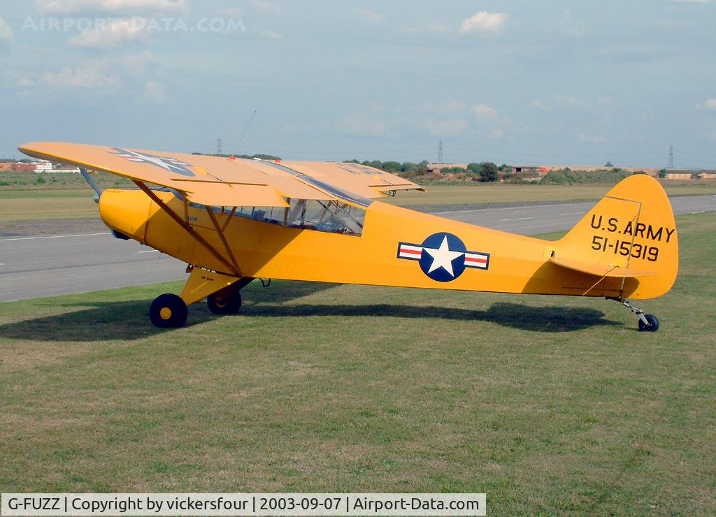 G-FUZZ, 1951 Piper L-18C Super Cub (PA-18-95) C/N 18-1016, Breighton. Privately owned, wears US military serial 51-15319.