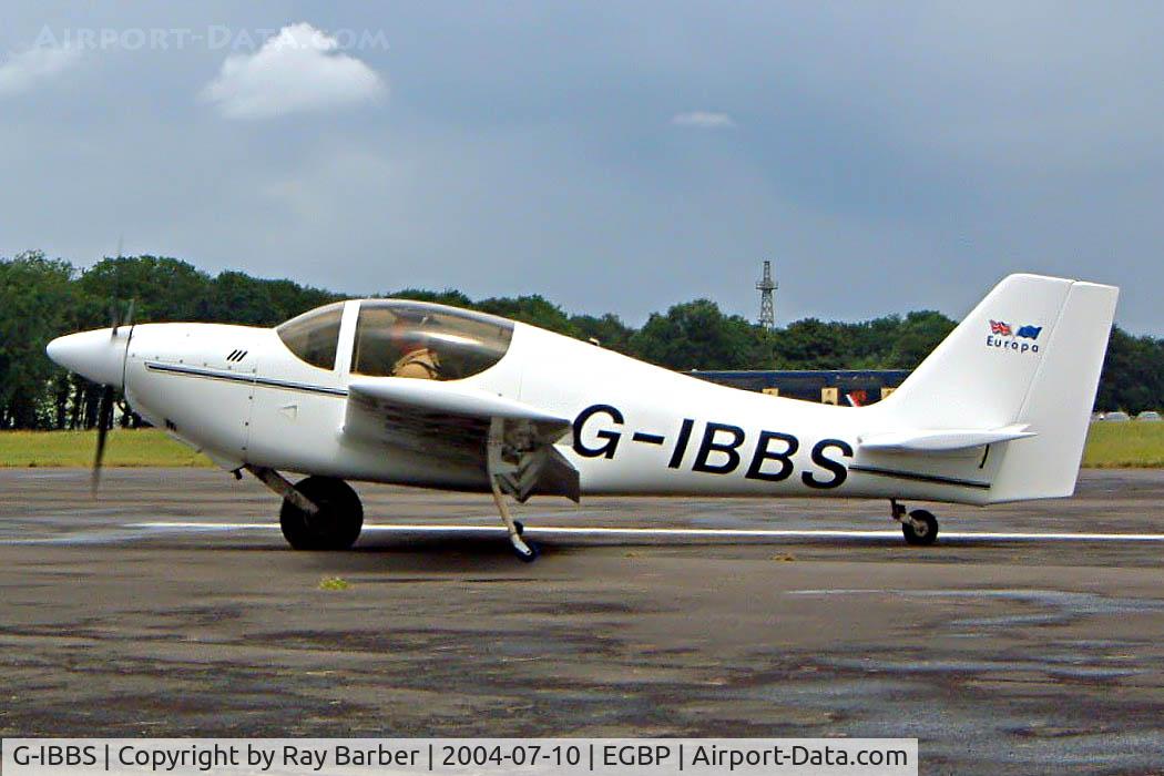 G-IBBS, 1997 Europa Monowheel C/N PFA 247-12745, Europa Avn Europa [PFA 247-12745] Kemble~G 10/07/2004. Seen at the PFA Fly in 2004 Kemble UK.