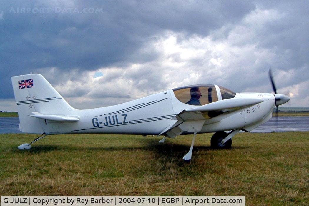 G-JULZ, 2002 Europa Monowheel C/N PFA 247-13045, Europa Avn Europa [PFA 247-13045] Kemble~G 10/07/2004. Seen at the PFA Fly in 2004 Kemble UK.