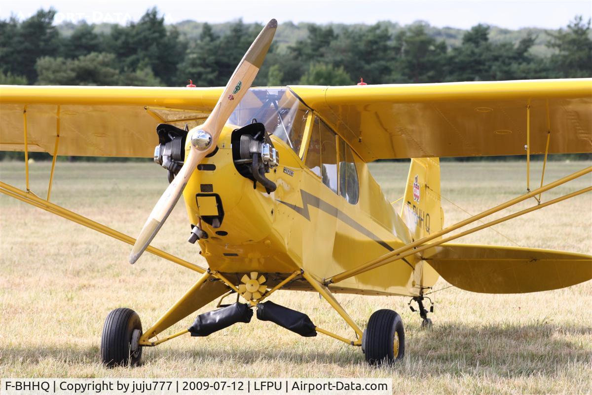 F-BHHQ, Piper J3C-65 Cub C/N 10272, on display at Moret