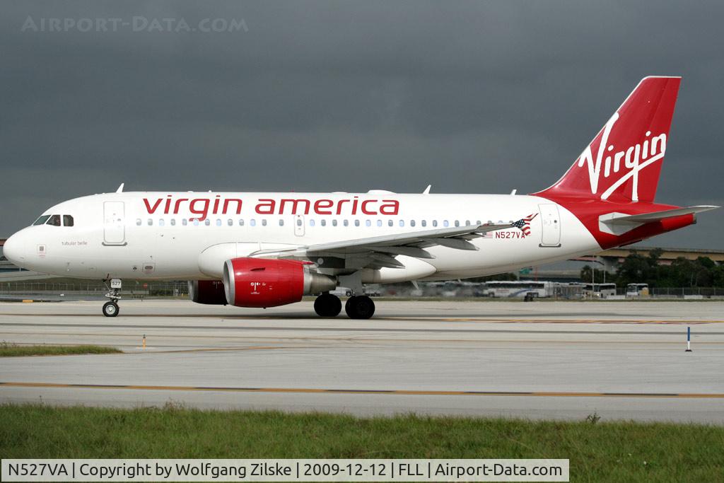 N527VA, 2008 Airbus A319-112 C/N 3417, visitor