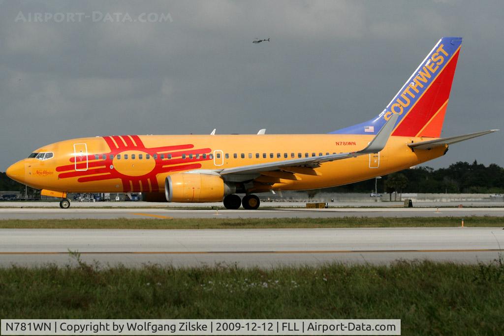 N781WN, 2000 Boeing 737-7H4 C/N 30601, visitor