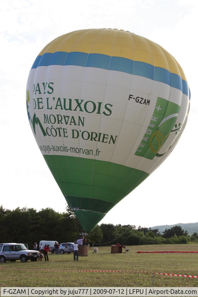 F-GZAM, Cameron Balloons Z-90 C/N 10589, on display at Moret