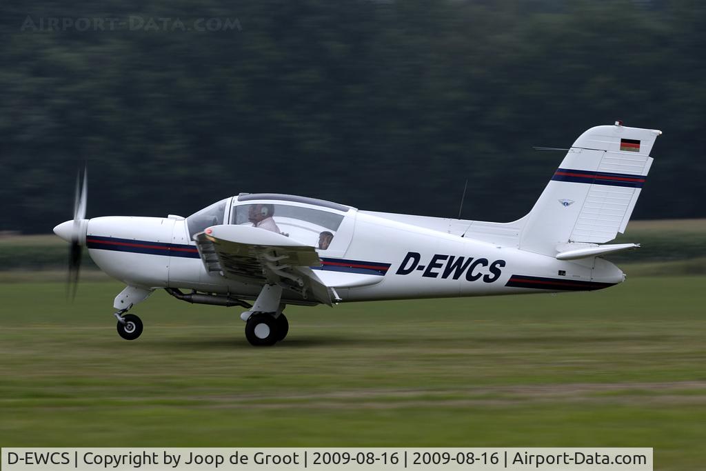 D-EWCS, Socata Rallye 235F C/N 13395, arrival at the old-timer fly-in 2009.