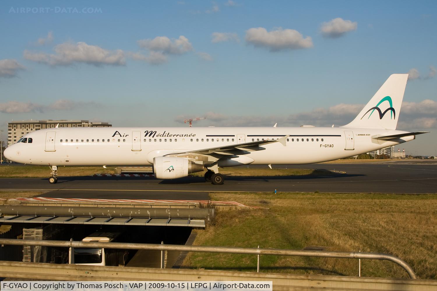 F-GYAO, 1997 Airbus A321-112 C/N 642, Air Mediterranee