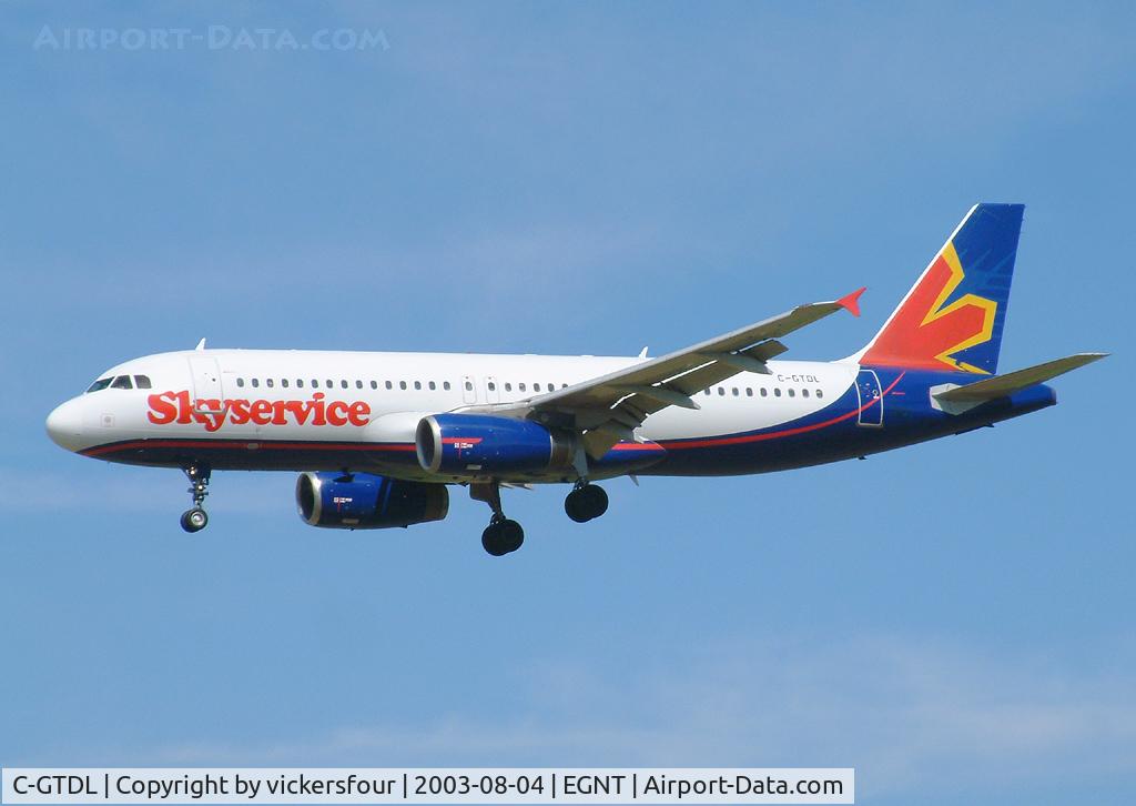 C-GTDL, 1994 Airbus A320-231 C/N 476, Skyservice