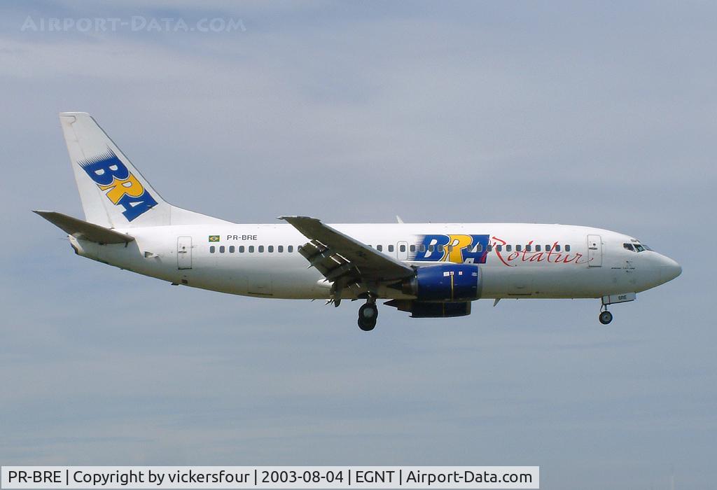 PR-BRE, 1989 Boeing 737-3K9 C/N 24213, Brasil Rodo Aereo B737-3K9 (c/n 24213) operating for Euro Atlantic.