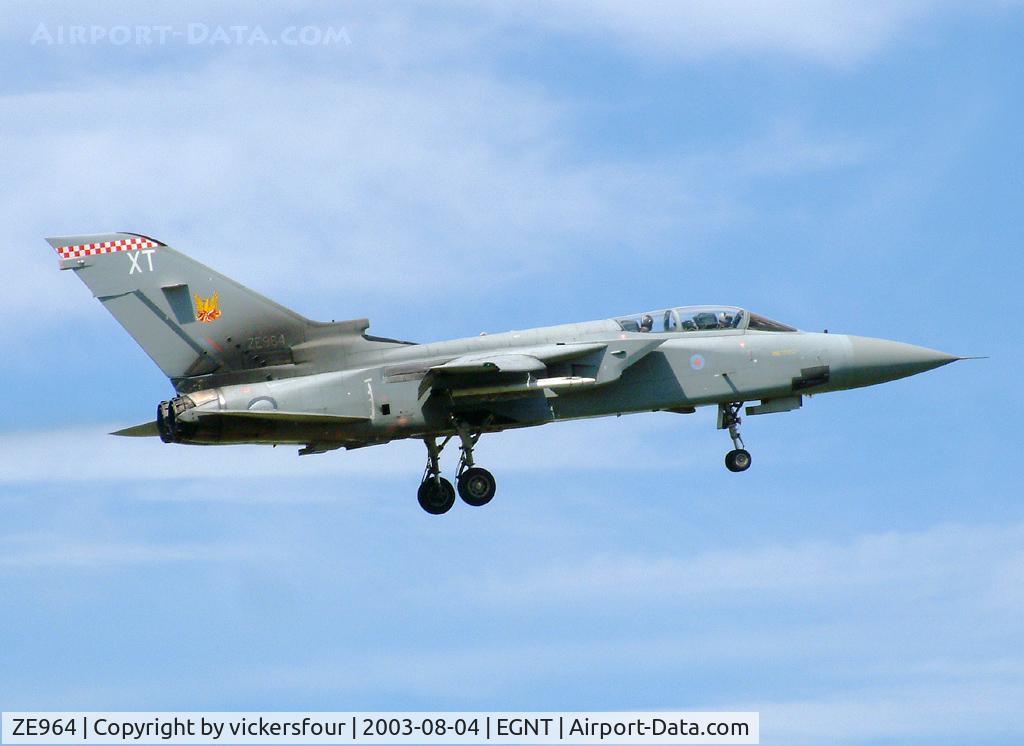 ZE964, 1989 Panavia Tornado F.3 C/N AT040/798/3376, Royal Air Force Tornado F3 operated by 56 (R) Squadron, coded 'XT' (c/n AT040).
