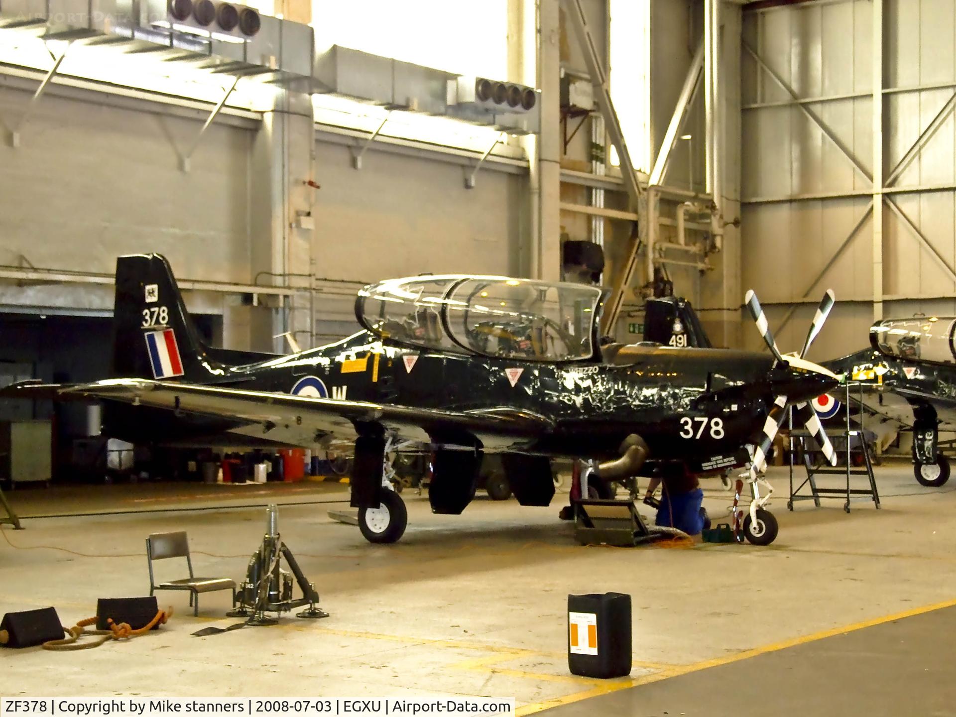 ZF378, 1992 Short S-312 Tucano T1 C/N S121/T92, Tucano T.1 from 76(R)sqn/1FTS