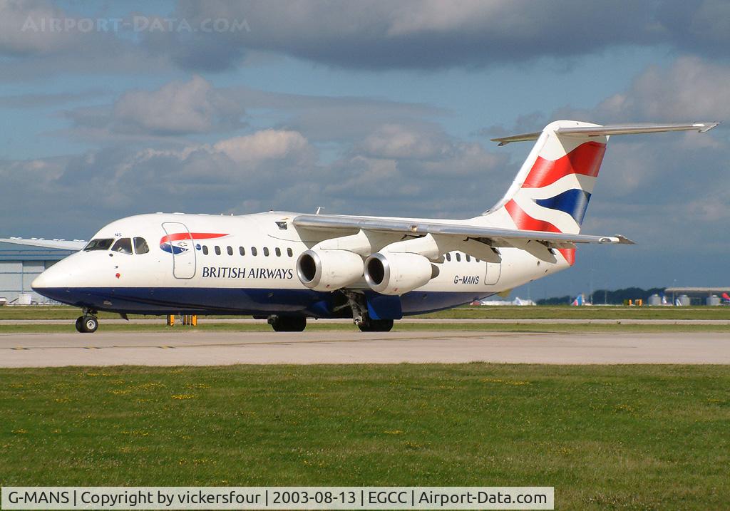 G-MANS, 1987 British Aerospace BAe.146-200 C/N E2088, British Regional