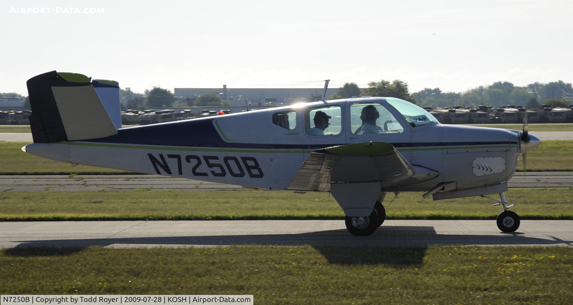 N7250B, 1958 Beech J35 Bonanza C/N D-5586, EAA AIRVENTURE 2009