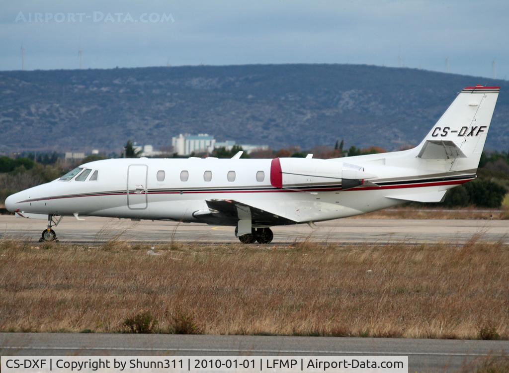 CS-DXF, 2005 Cessna 560XL Citation XLS C/N 560-5586, Parked here...
