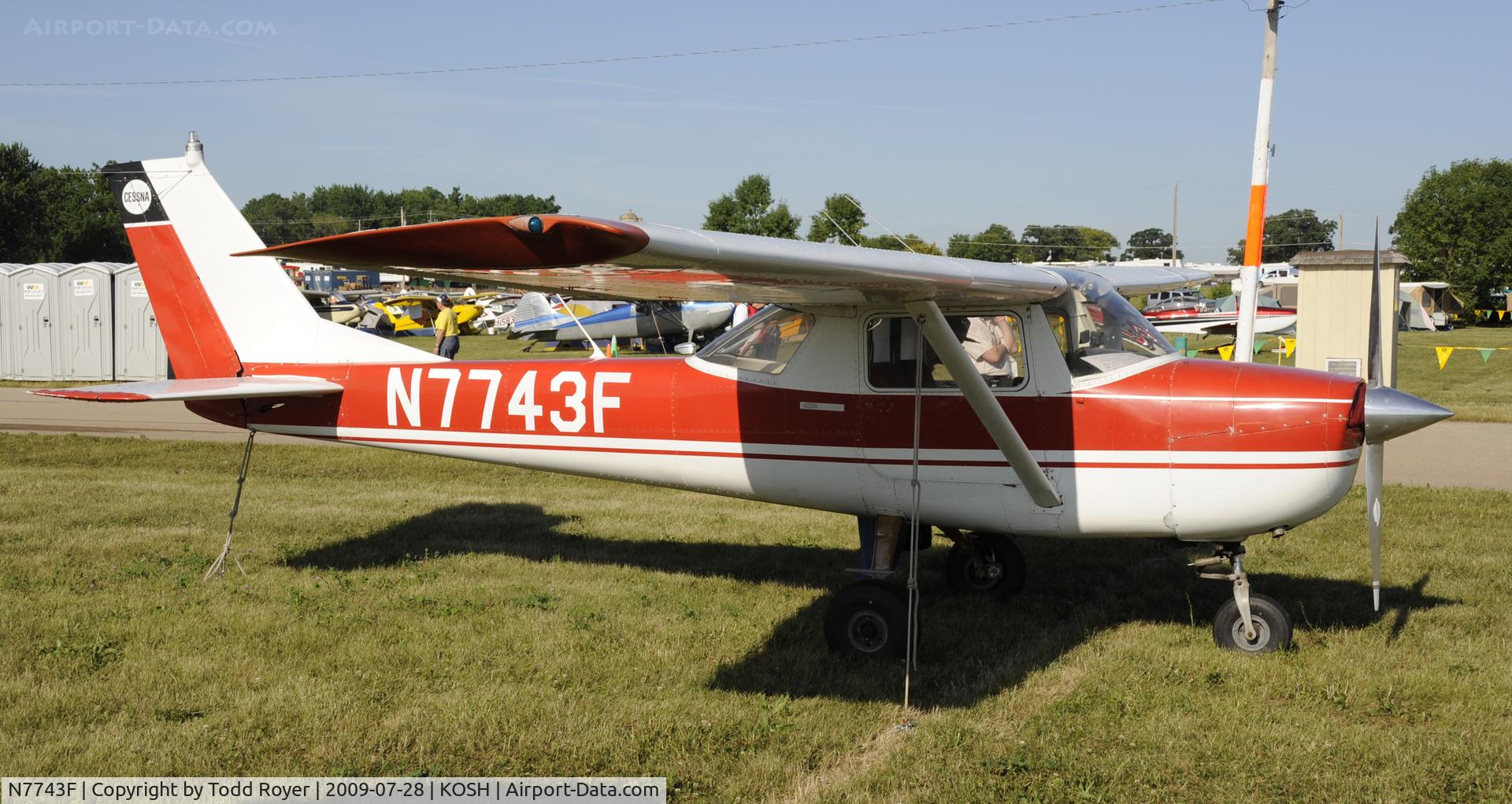 N7743F, 1966 Cessna 150F C/N 15063843, EAA AIRVENTURE 2009