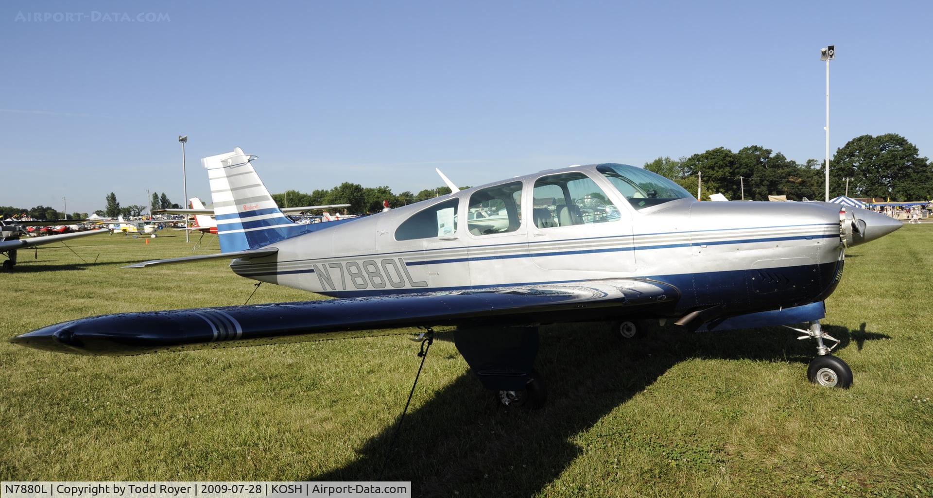 N7880L, 1966 Beech 35-C33A Debonair C/N CE-106, EAA AIRVENTURE 2009