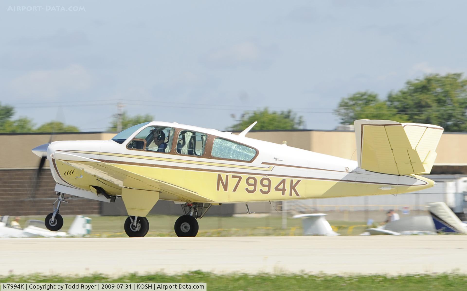 N7994K, 1964 Beech S35 Bonanza C/N D-7502, EAA AIRVENTURE 2009
