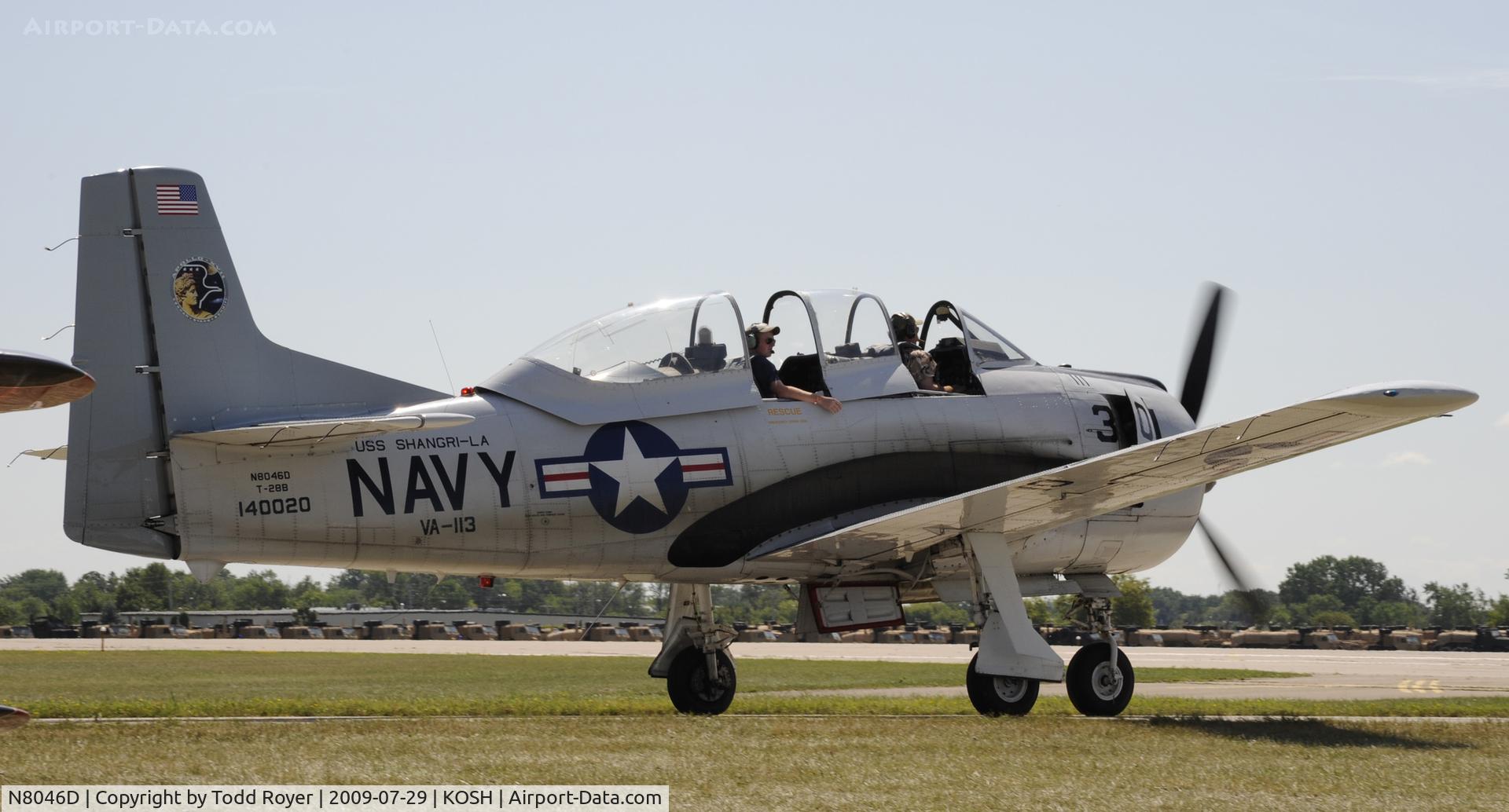 N8046D, 1954 North American T-28B Trojan C/N 219-19 (140020), EAA AIRVENTURE 2009