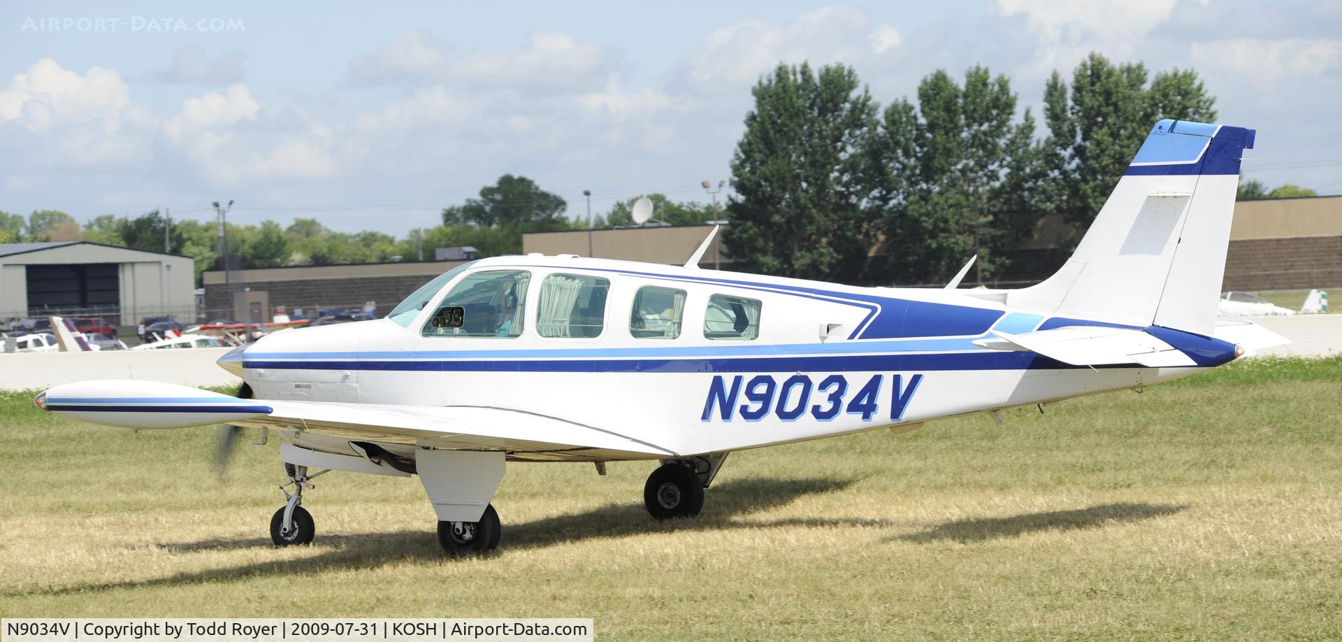 N9034V, 1972 Beech A36 Bonanza 36 C/N E-368, EAA AIRVENTURE 2009