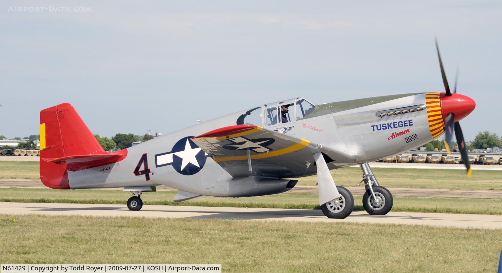 N61429, 1942 North American P-51C Mustang C/N 103-26199, EAA AIRVENTURE 2009