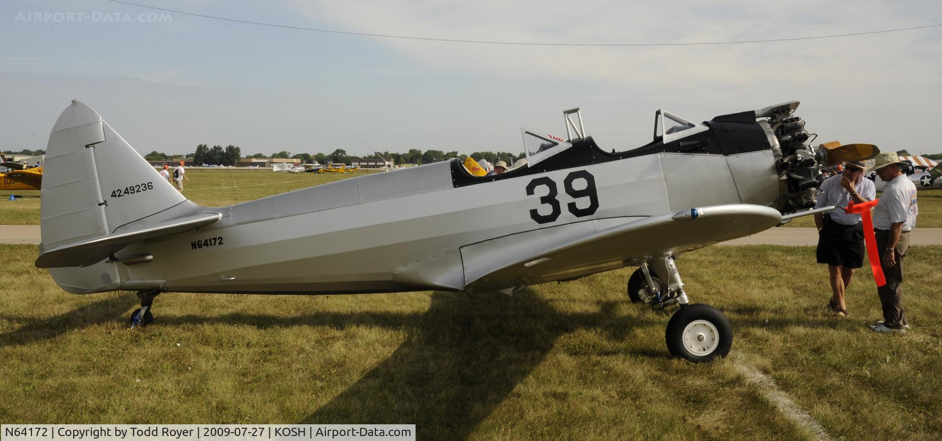 N64172, 1943 Fairchild (Howard) PT-23A Cornell (M-62C) C/N HO-260, EAA AIRVENTURE 2009