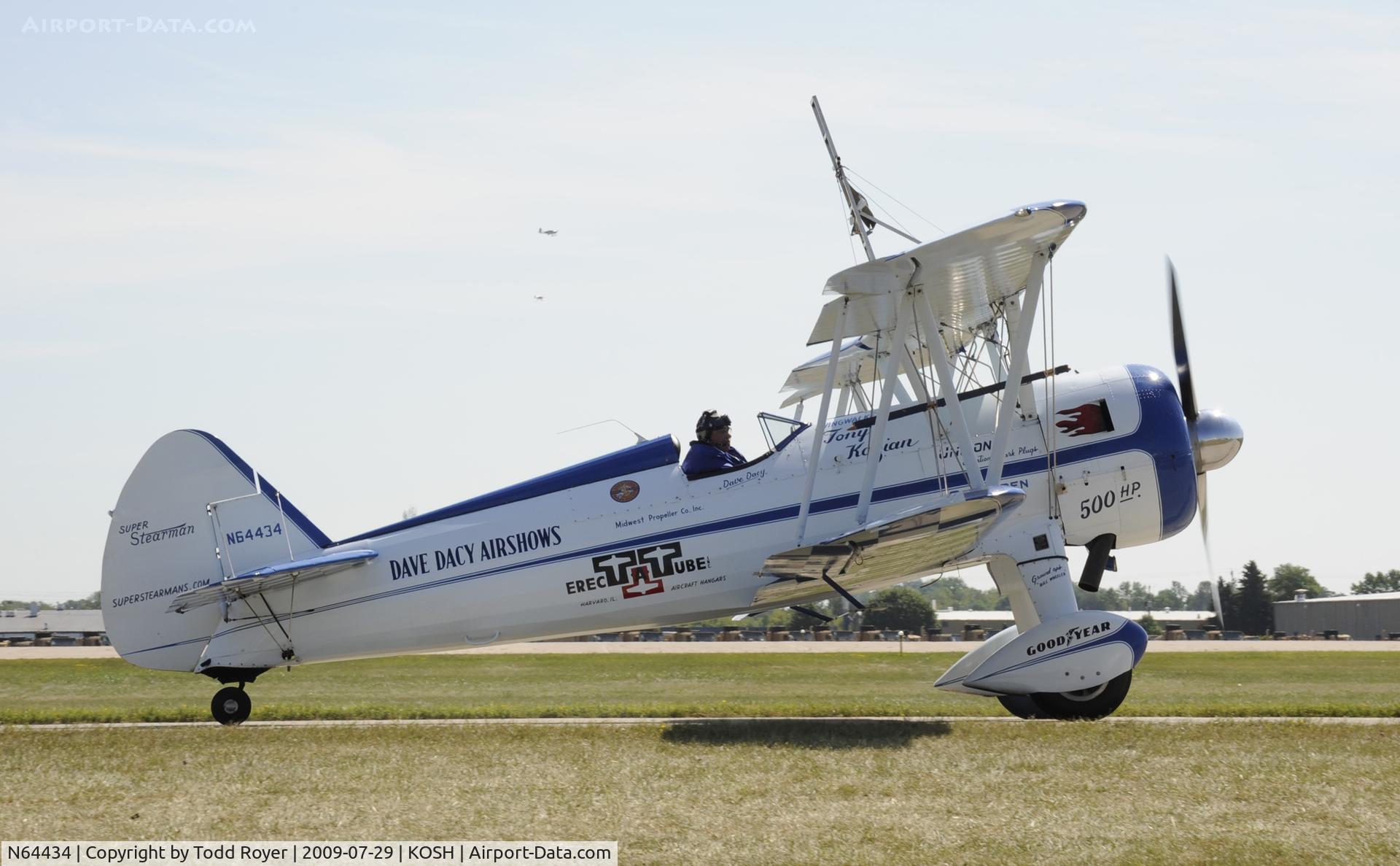 N64434, 1943 Boeing B75N1 C/N 75-7979, EAA AIRVENTURE 2009