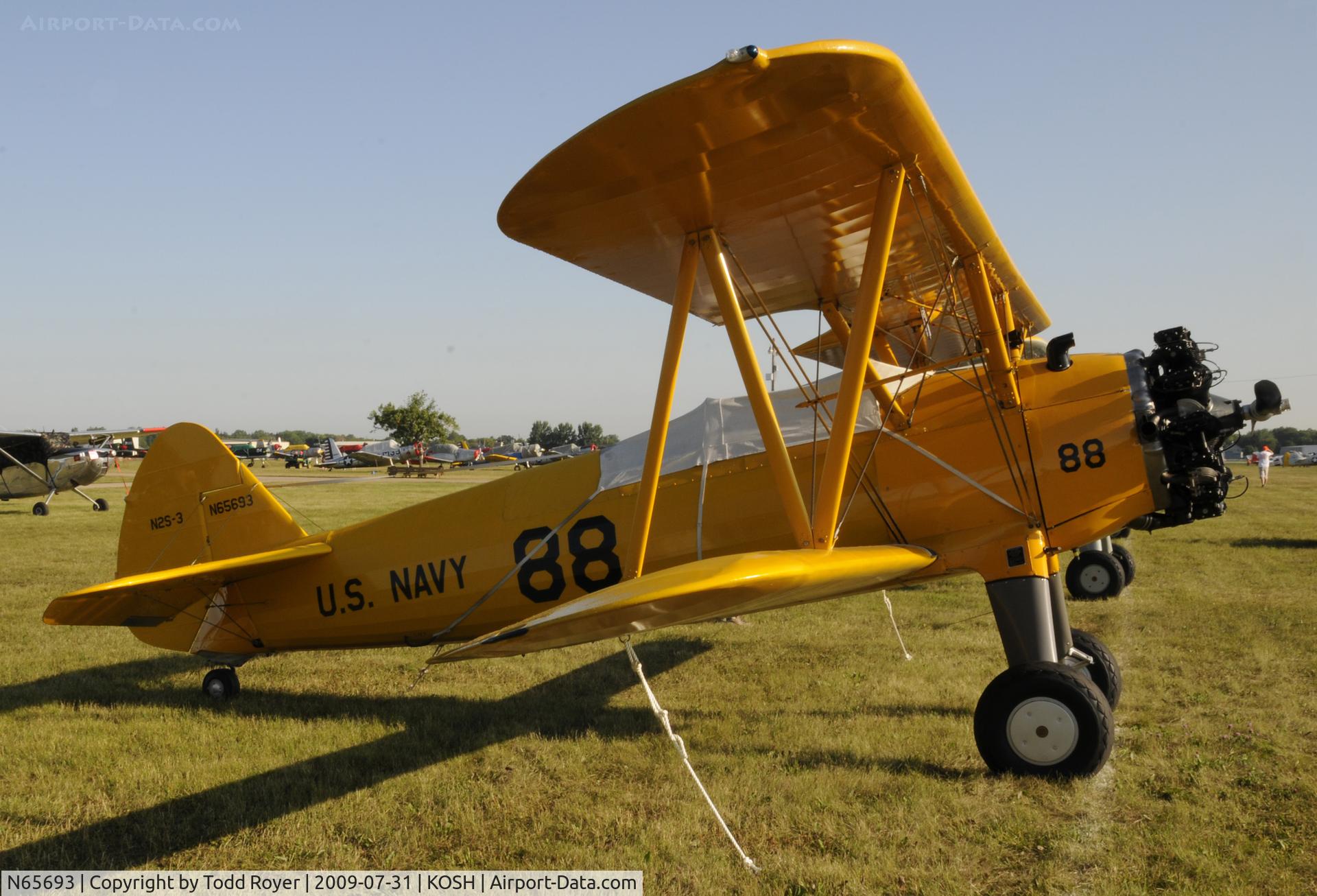 N65693, 1942 Boeing B75N1 C/N 75-6966, EAA AIRVENTURE 2009