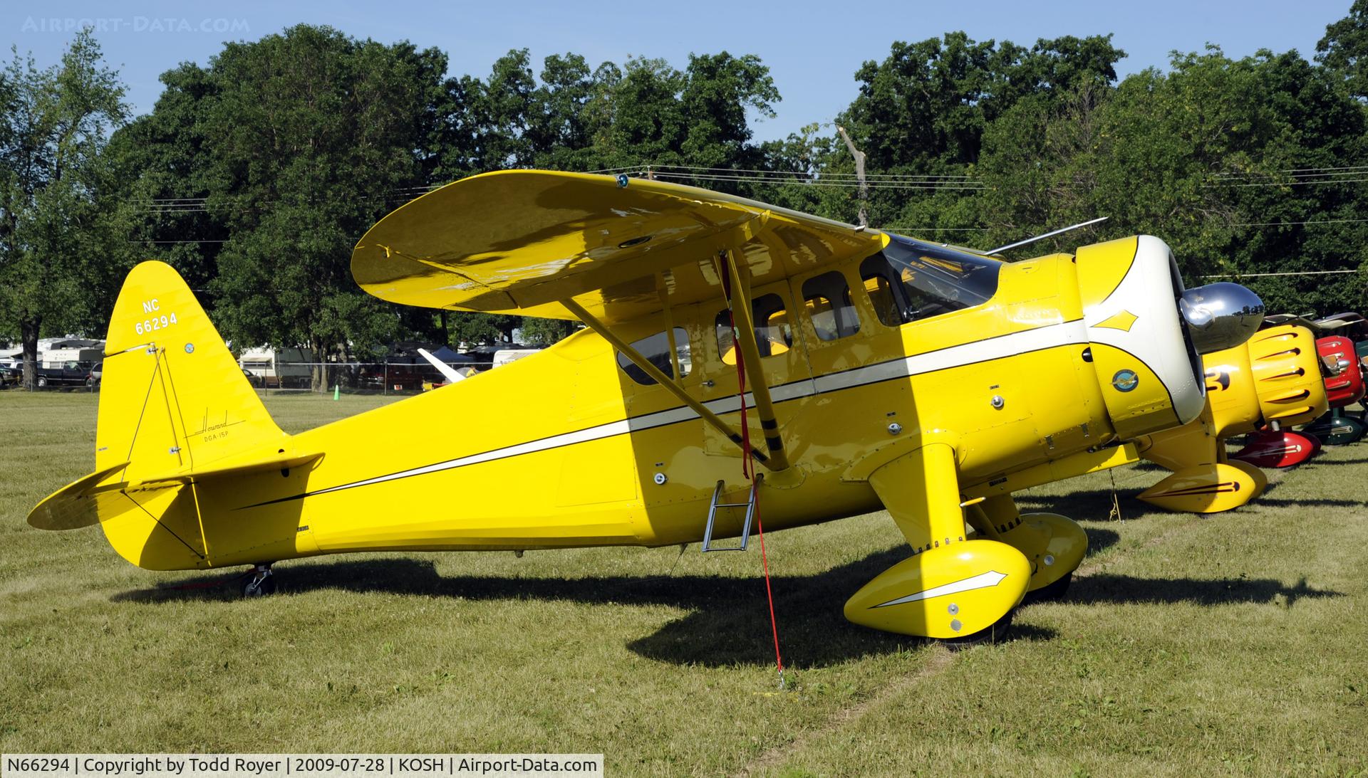 N66294, 1943 Howard Aircraft DGA-15P C/N 892, EAA AIRVENTURE 2009