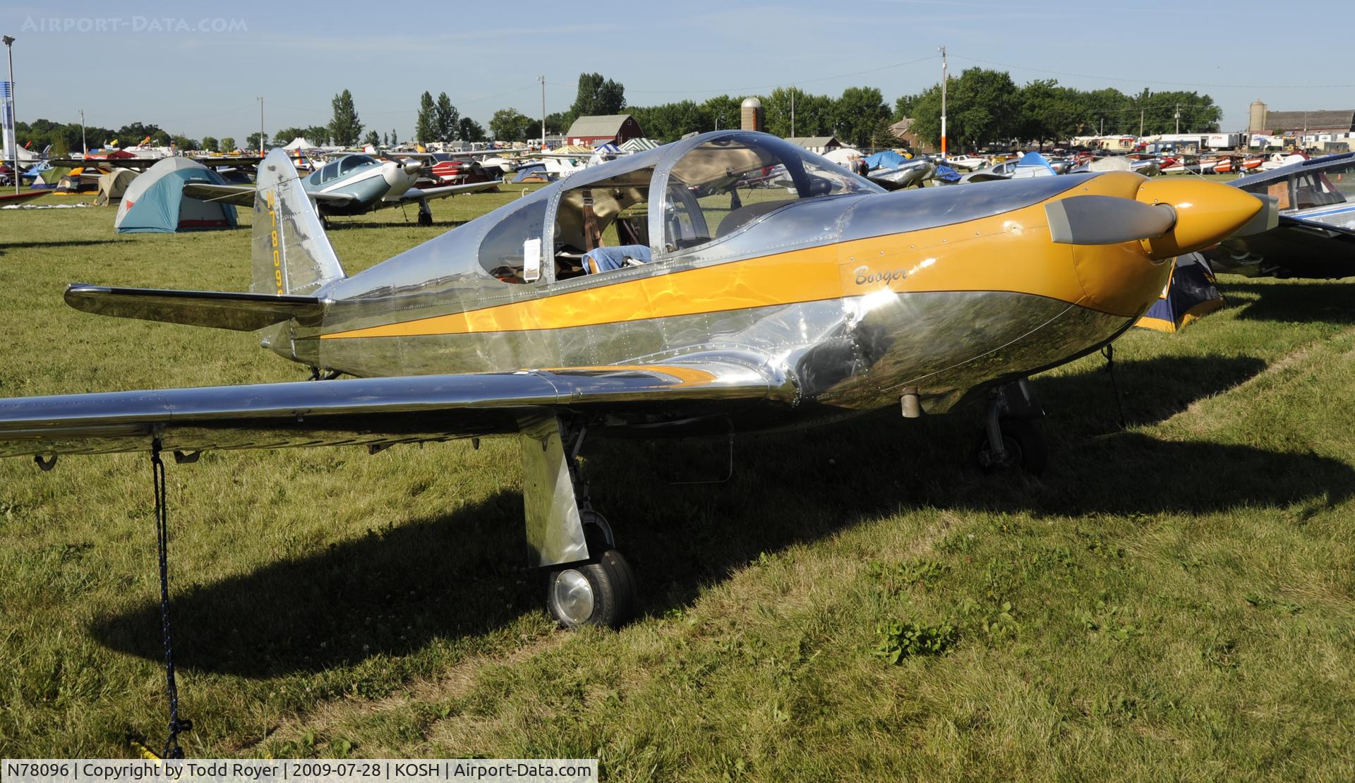 N78096, 1946 Globe GC-1B Swift C/N 2096, EAA AIRVENTURE 2009