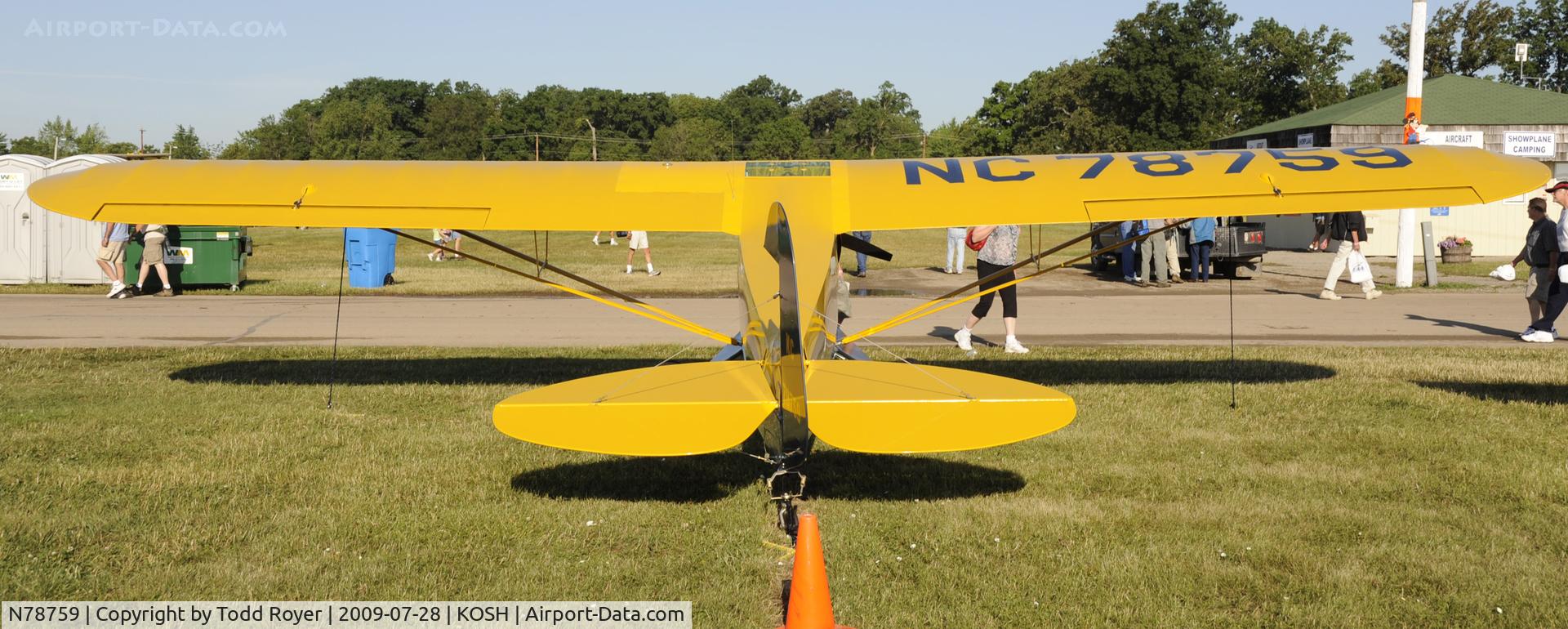 N78759, 1956 Piper PA-11 Cub Special C/N 11-1533, EAA AIRVENTURE 2009