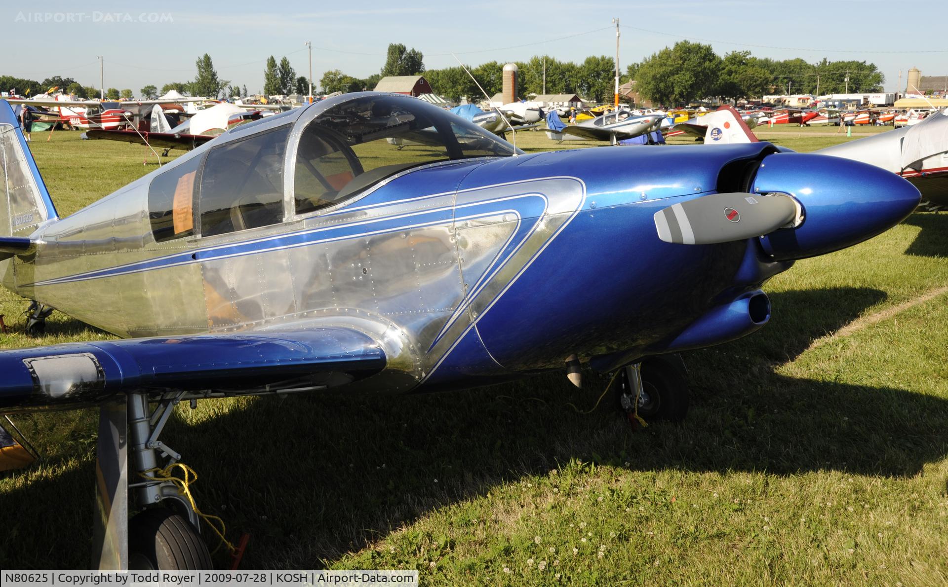 N80625, 1946 Globe GC-1B Swift C/N 1030, EAA AIRVENTURE 2009