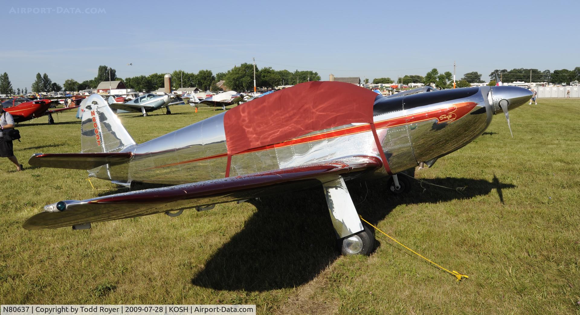 N80637, 1946 Globe GC-1B Swift C/N 1042, EAA AIRVENTURE 2009