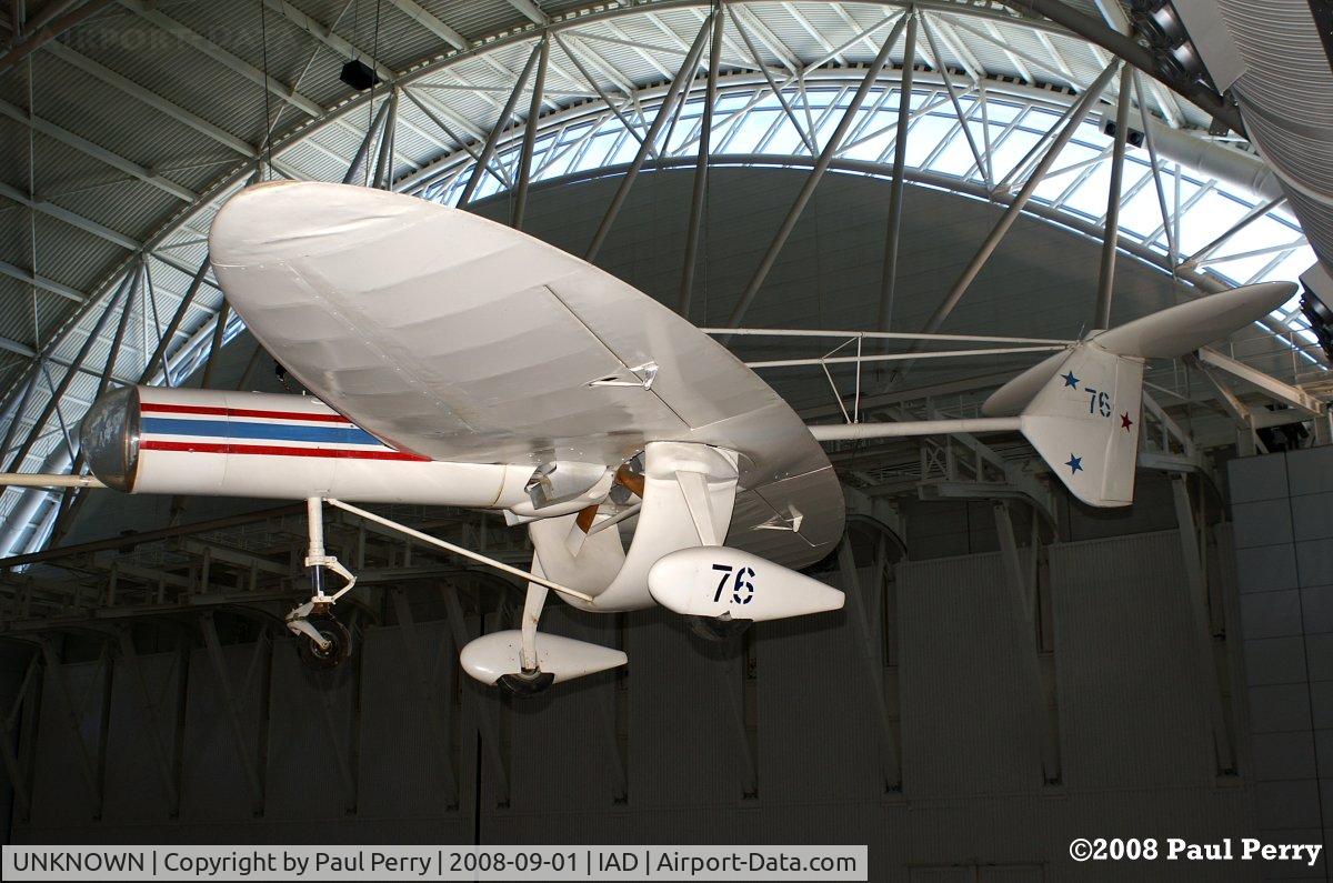 UNKNOWN, Miscellaneous Various C/N unknown, Showing her experimental wing to better effect