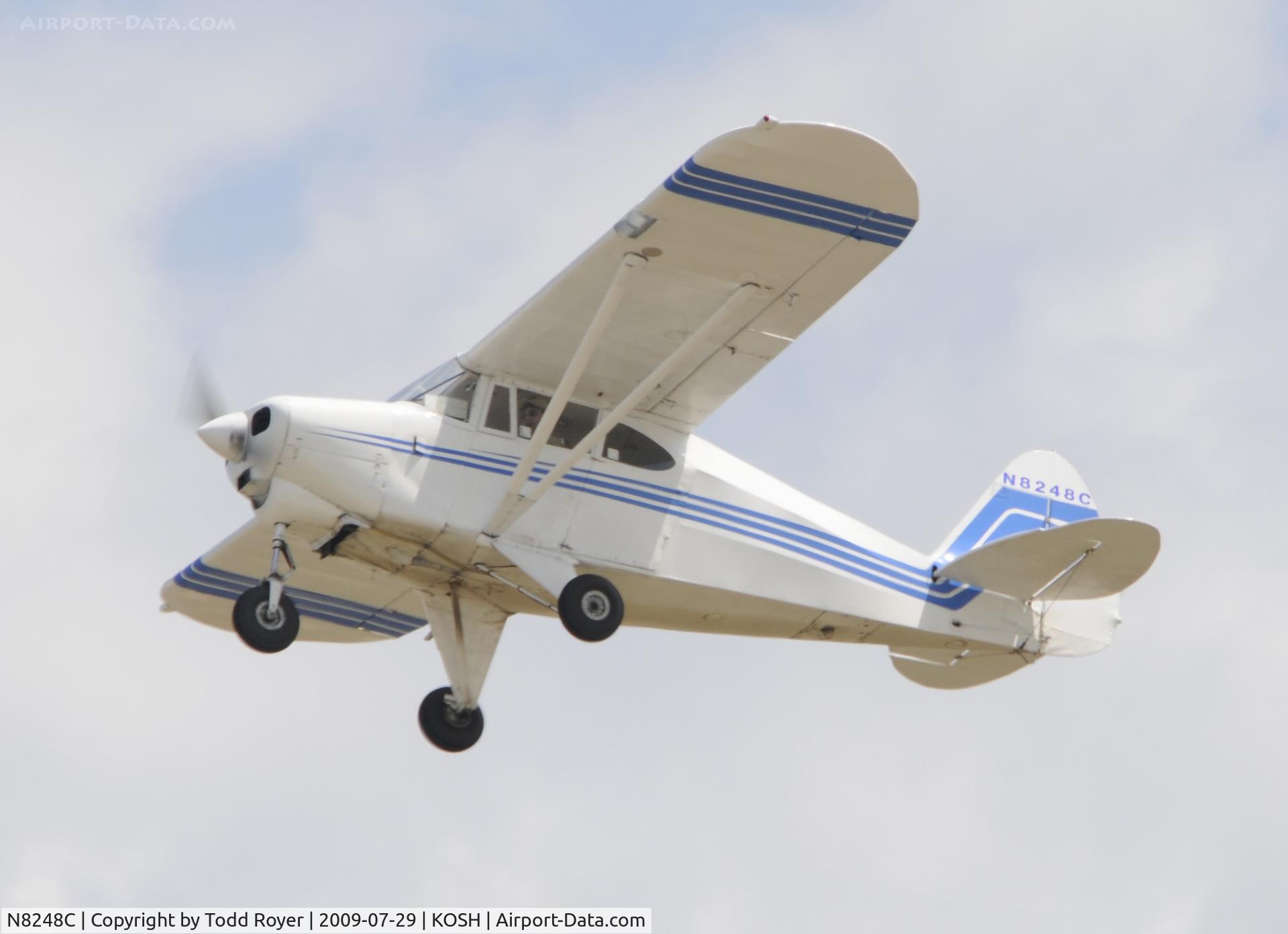 N8248C, 1954 Piper PA-22-135 Tri-Pacer C/N 22-2334, EAA AIRVENTURE 2009
