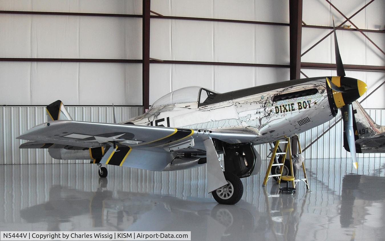 N5444V, 1944 North American F-51D-25-NA Mustang C/N 122-40291, Owner Selby Burch has moved N544V to Stallion 51
