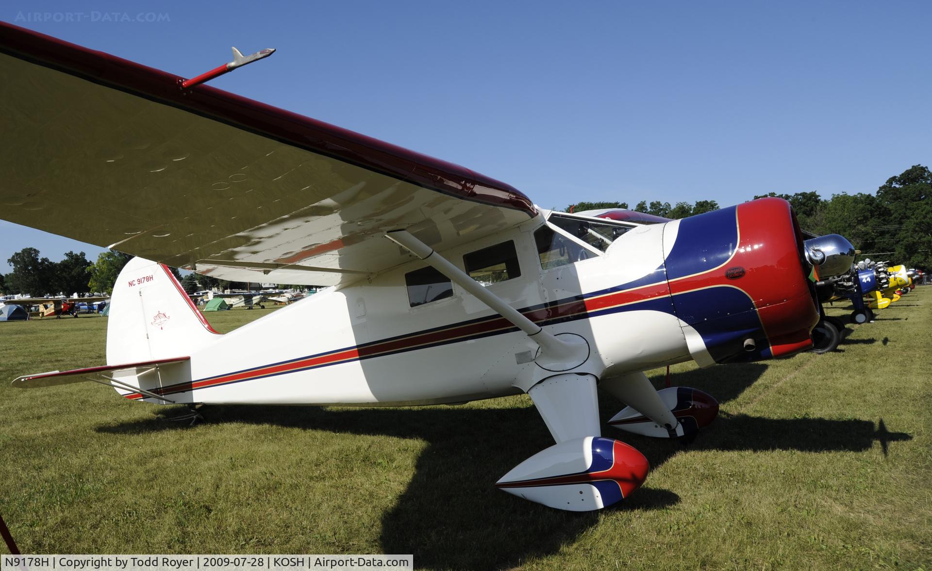 N9178H, 1943 Stinson V77 Reliant C/N 77-186, EAA AIRVENTURE 2009