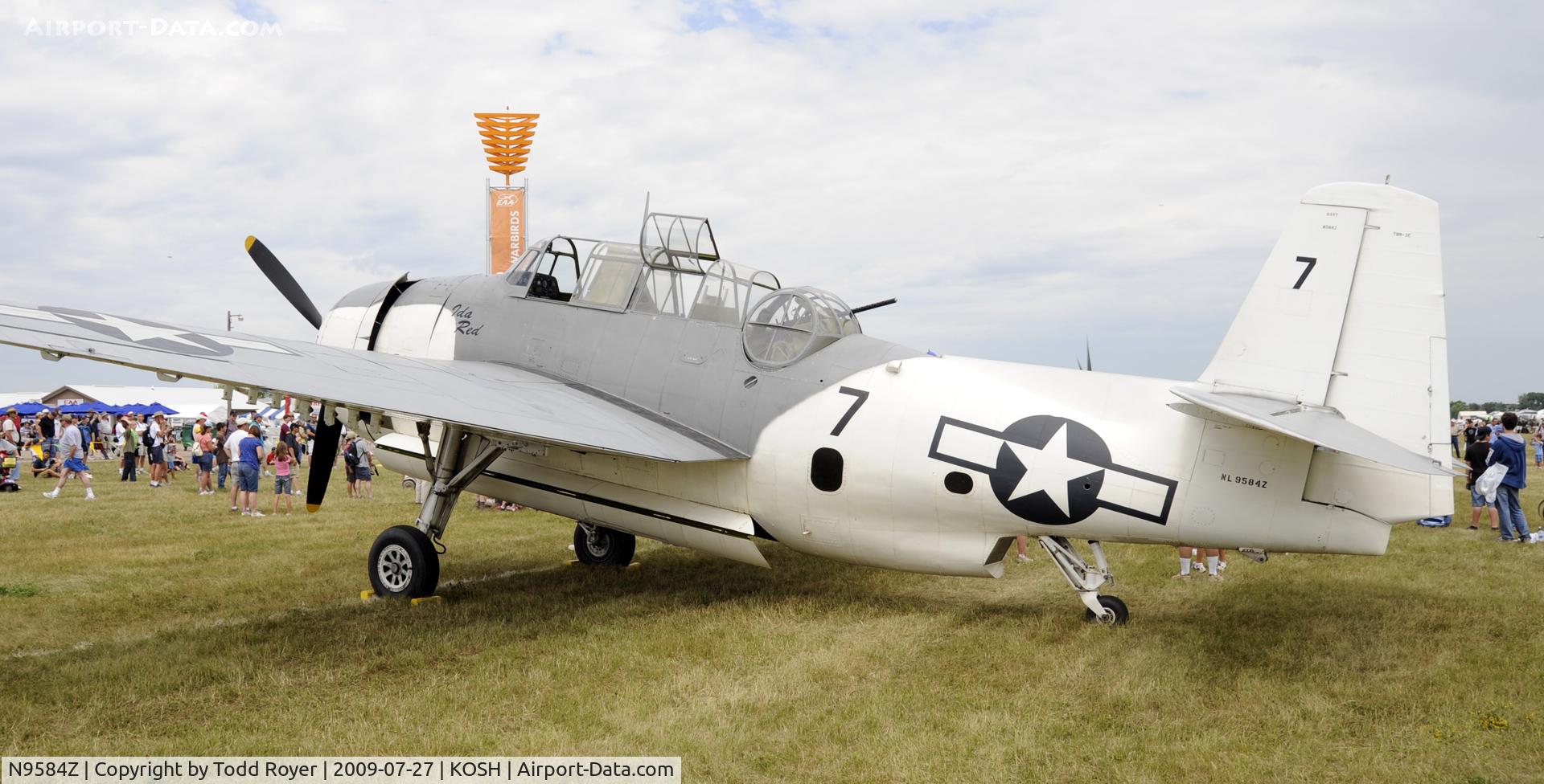 N9584Z, 1945 Grumman TBM-3E Avenger C/N 85882, EAA AIRVENTURE 2009